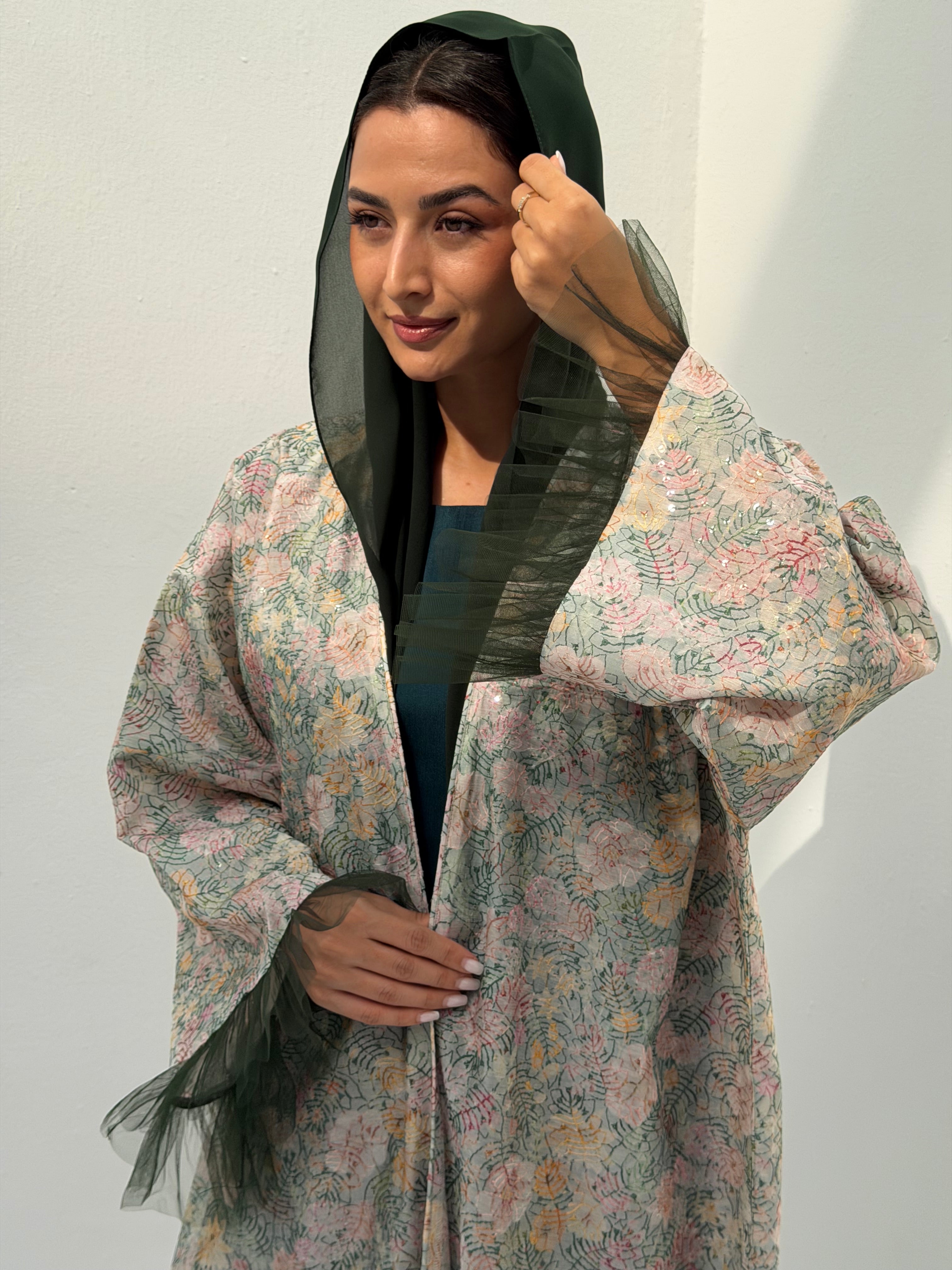 Ruffle  ( Abaya + under abaya dress with Sheila )