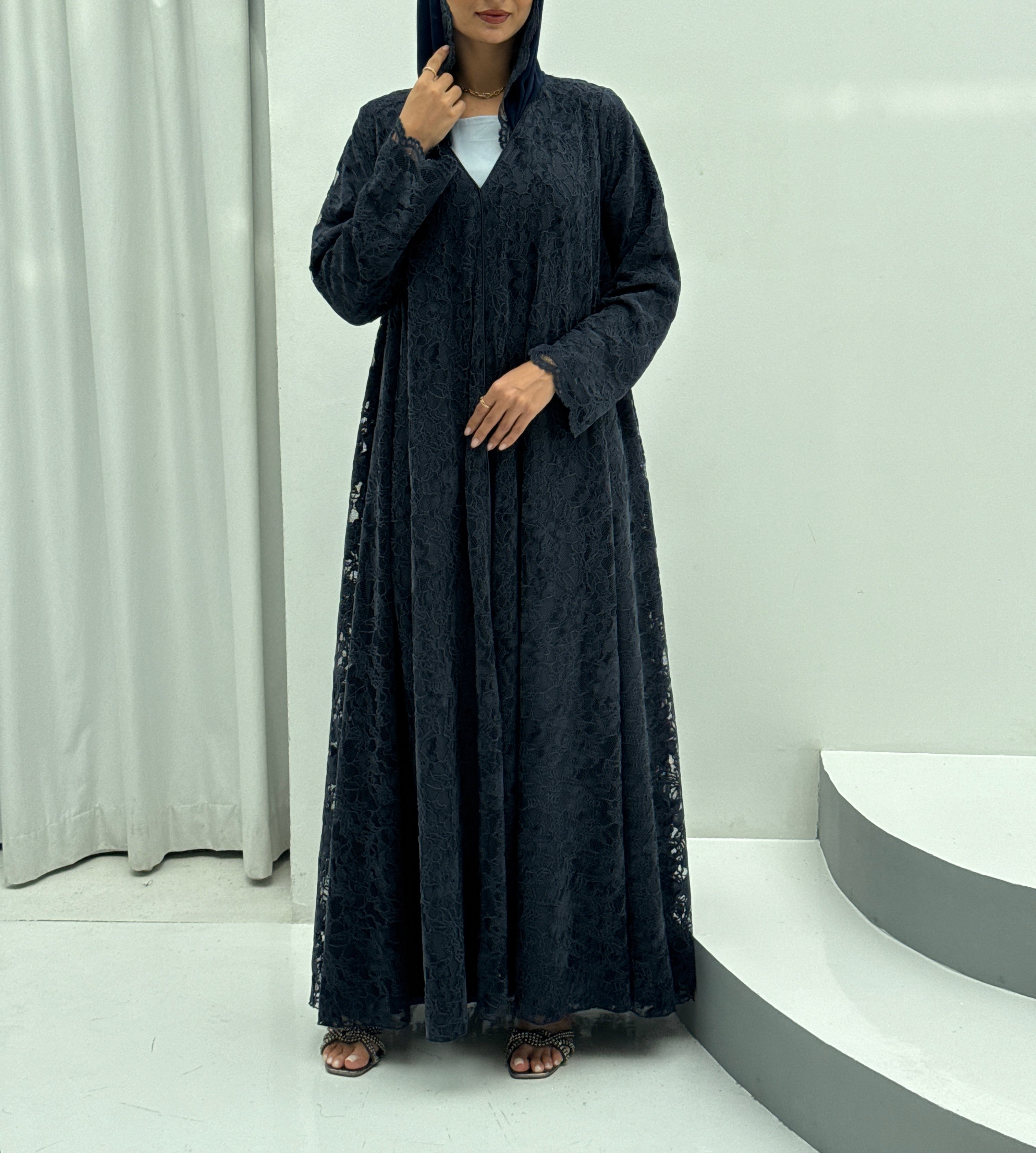 Winter Night Velvet Abaya