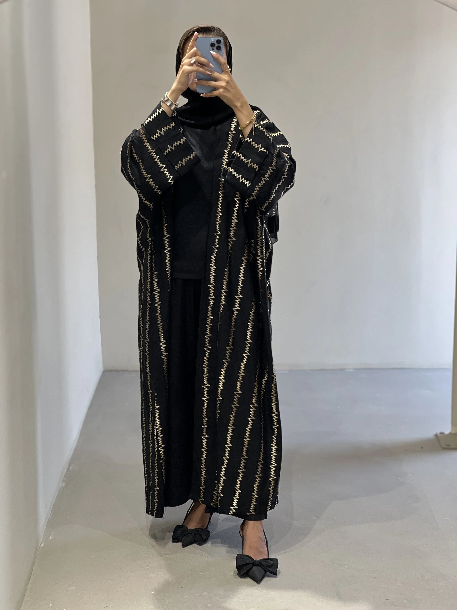 855 Abaya Full Set