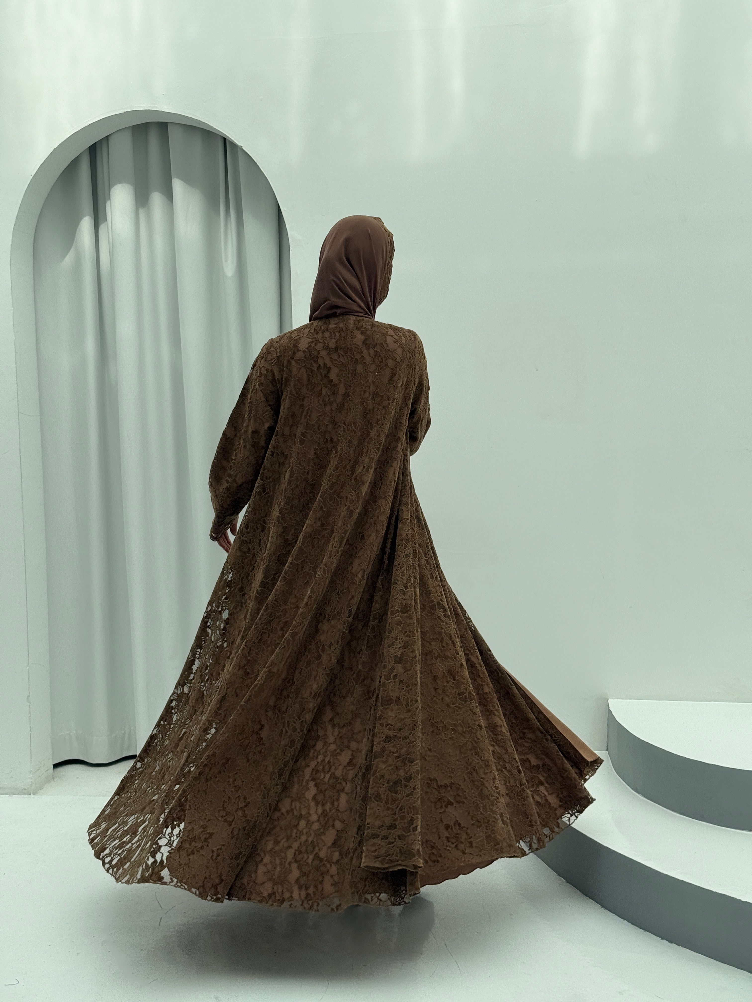 Winter Night Velvet Abaya