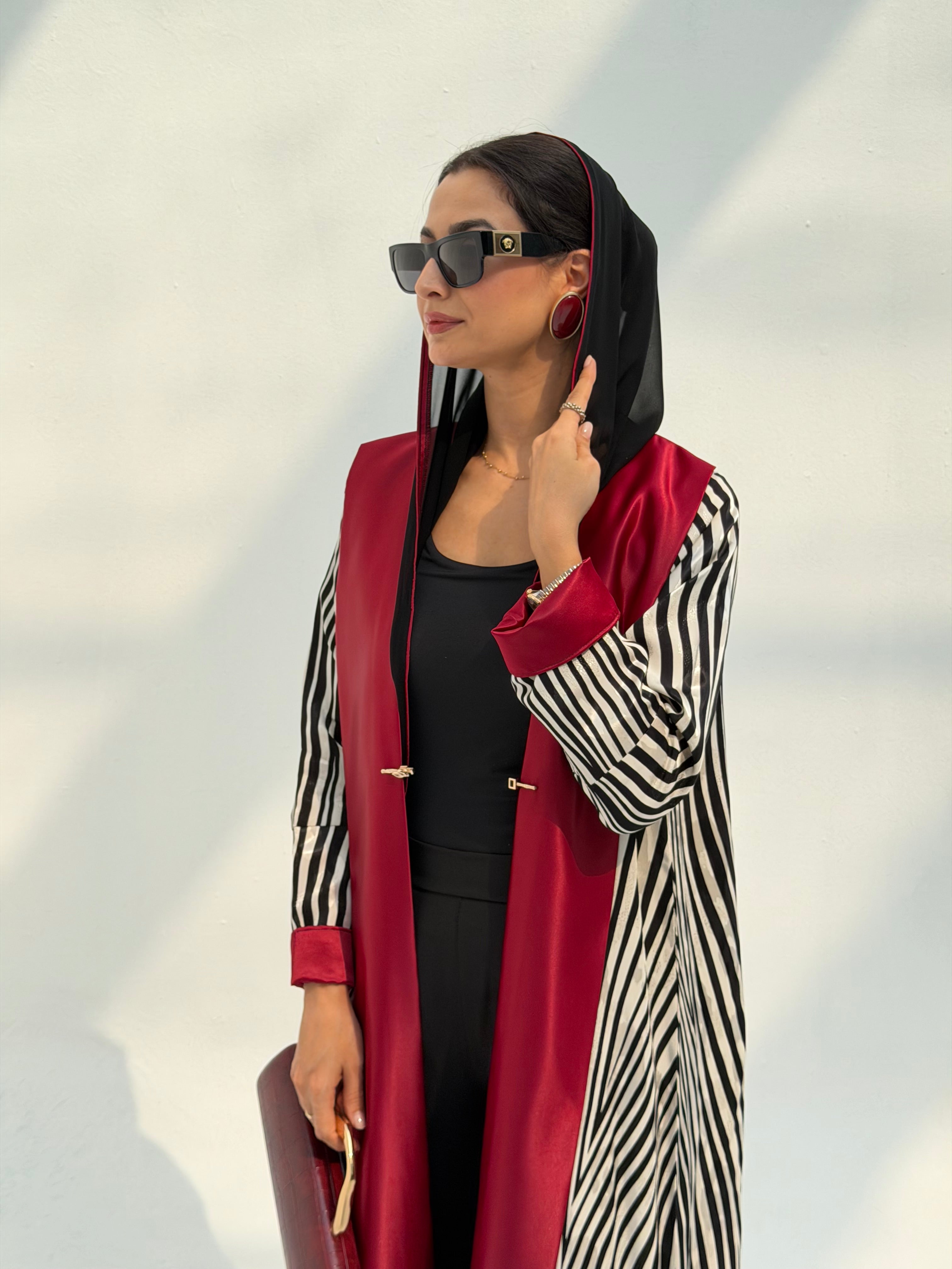 Ruby Stripe ❤️ ( Abaya with Sheila )
