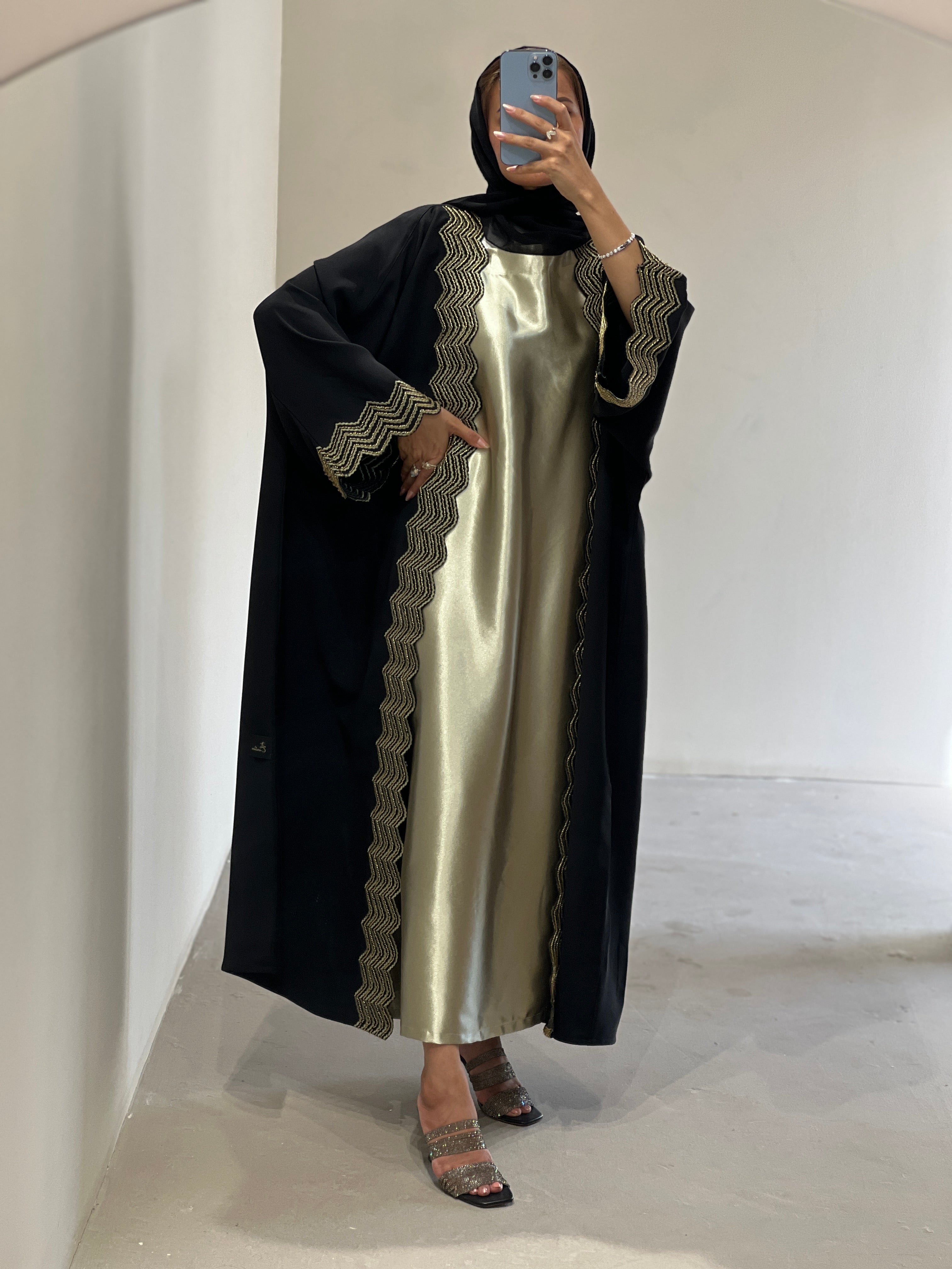 367 Abaya With Dress & Sheilla