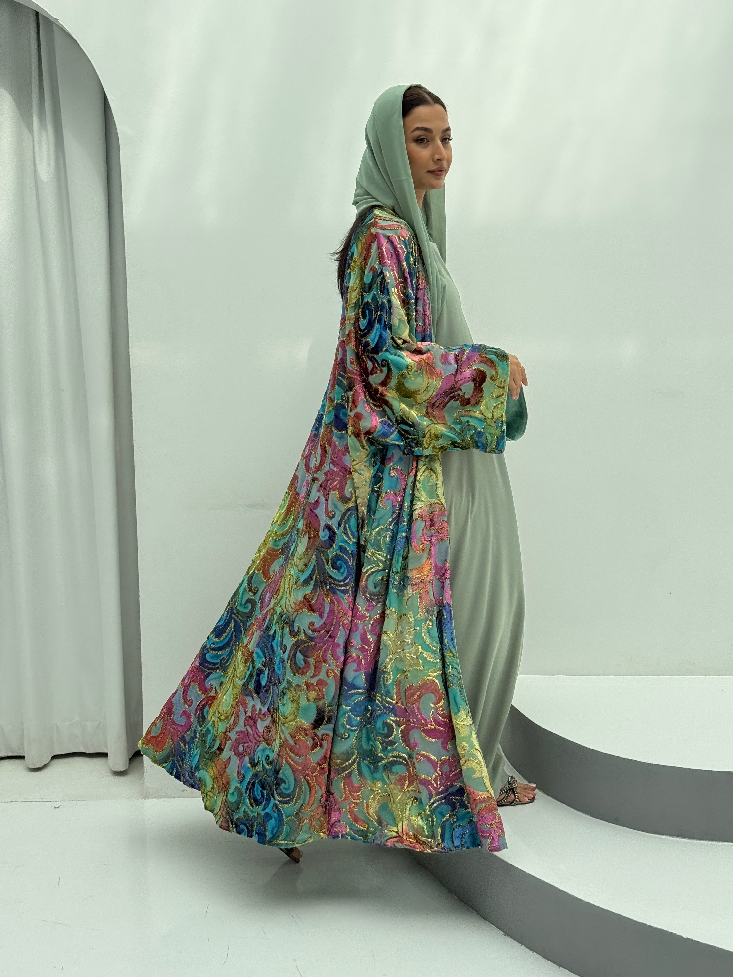 Winter Breaths Velvet Abaya