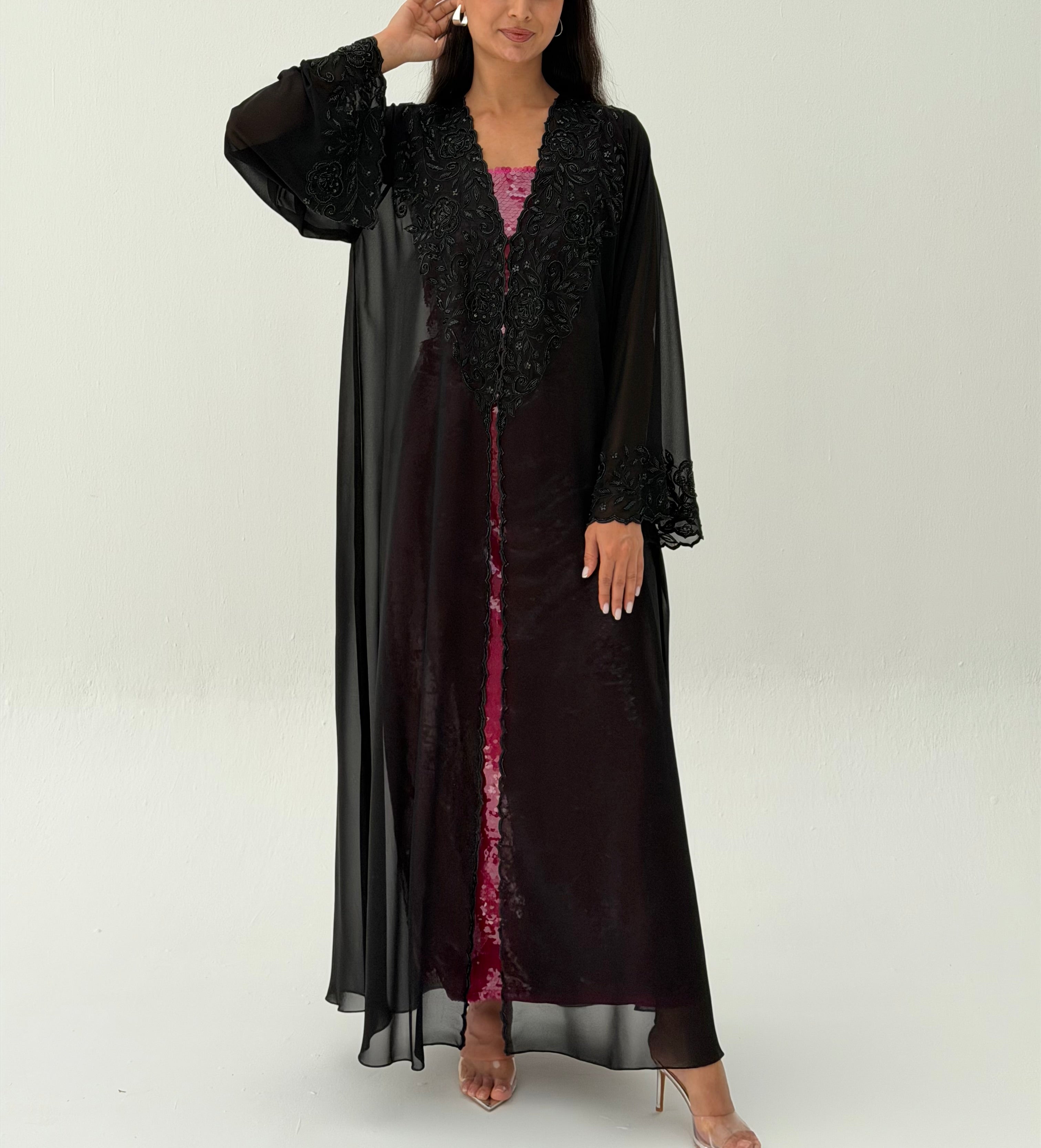 Thuraya  ( Chiffon Abaya with sheila)