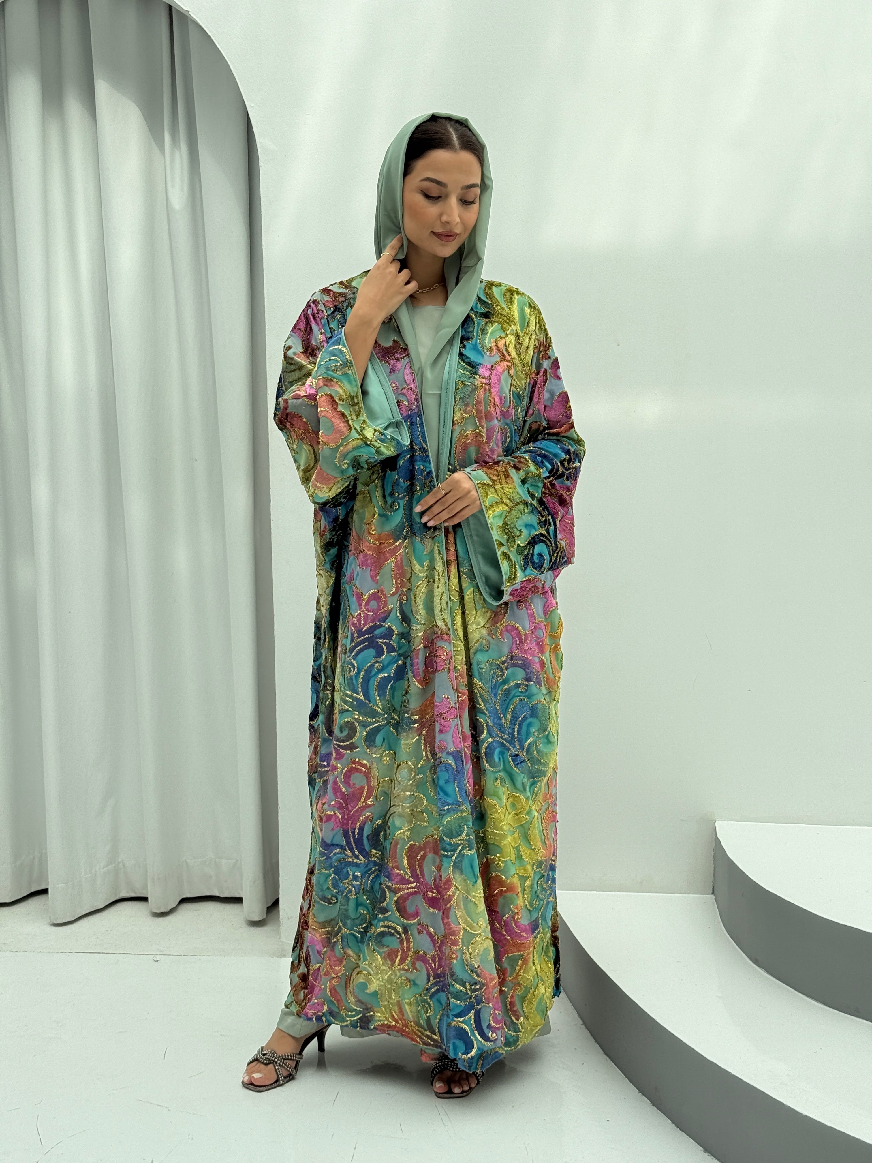 Winter Breaths Velvet Abaya