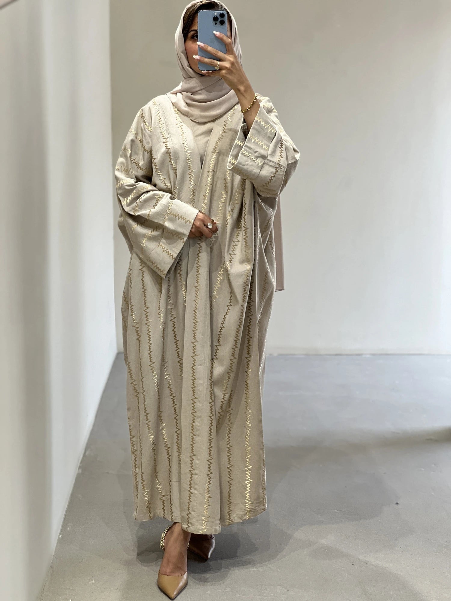 855 Abaya Full Set