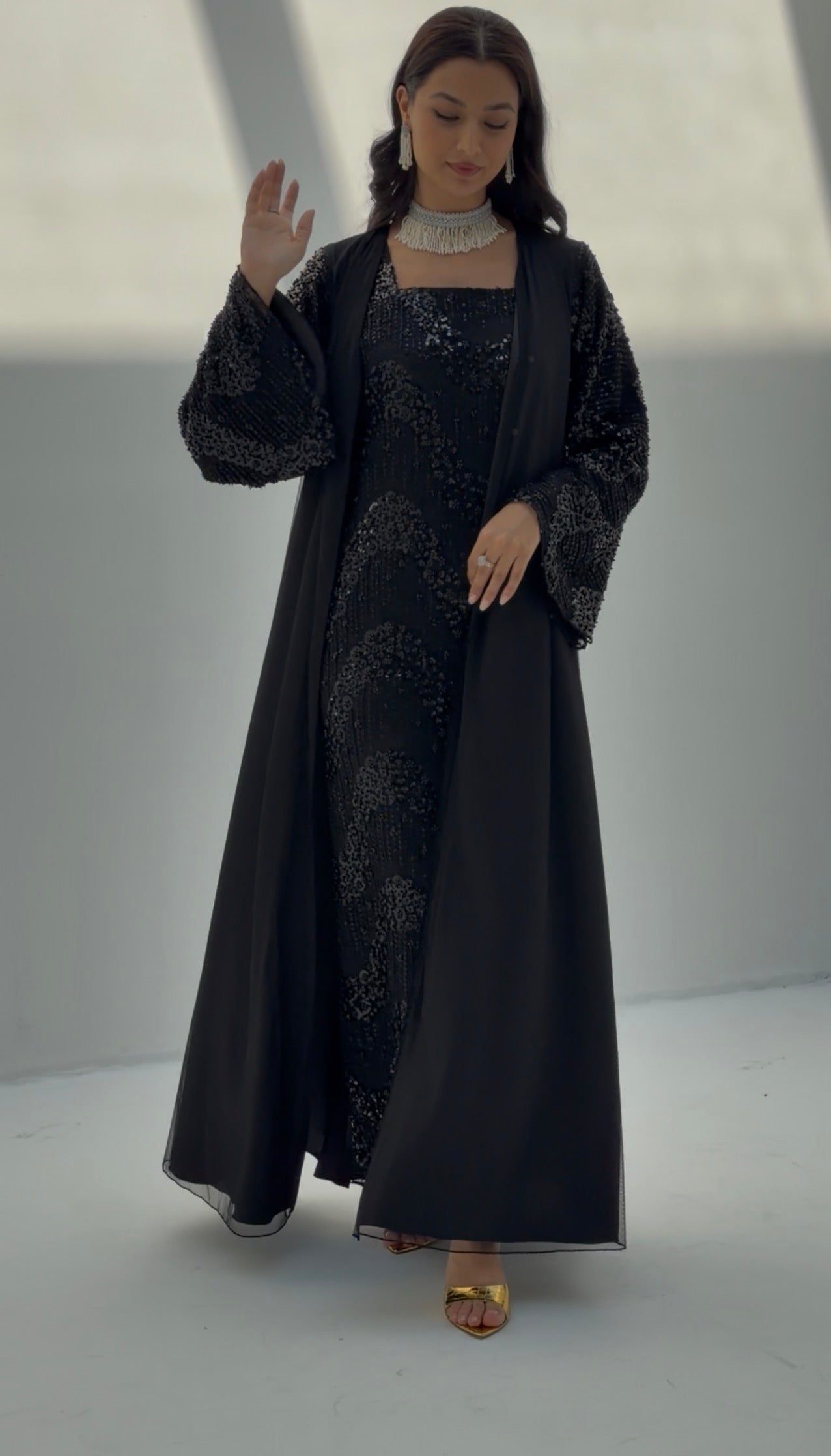 Sewda Abaya With Dress