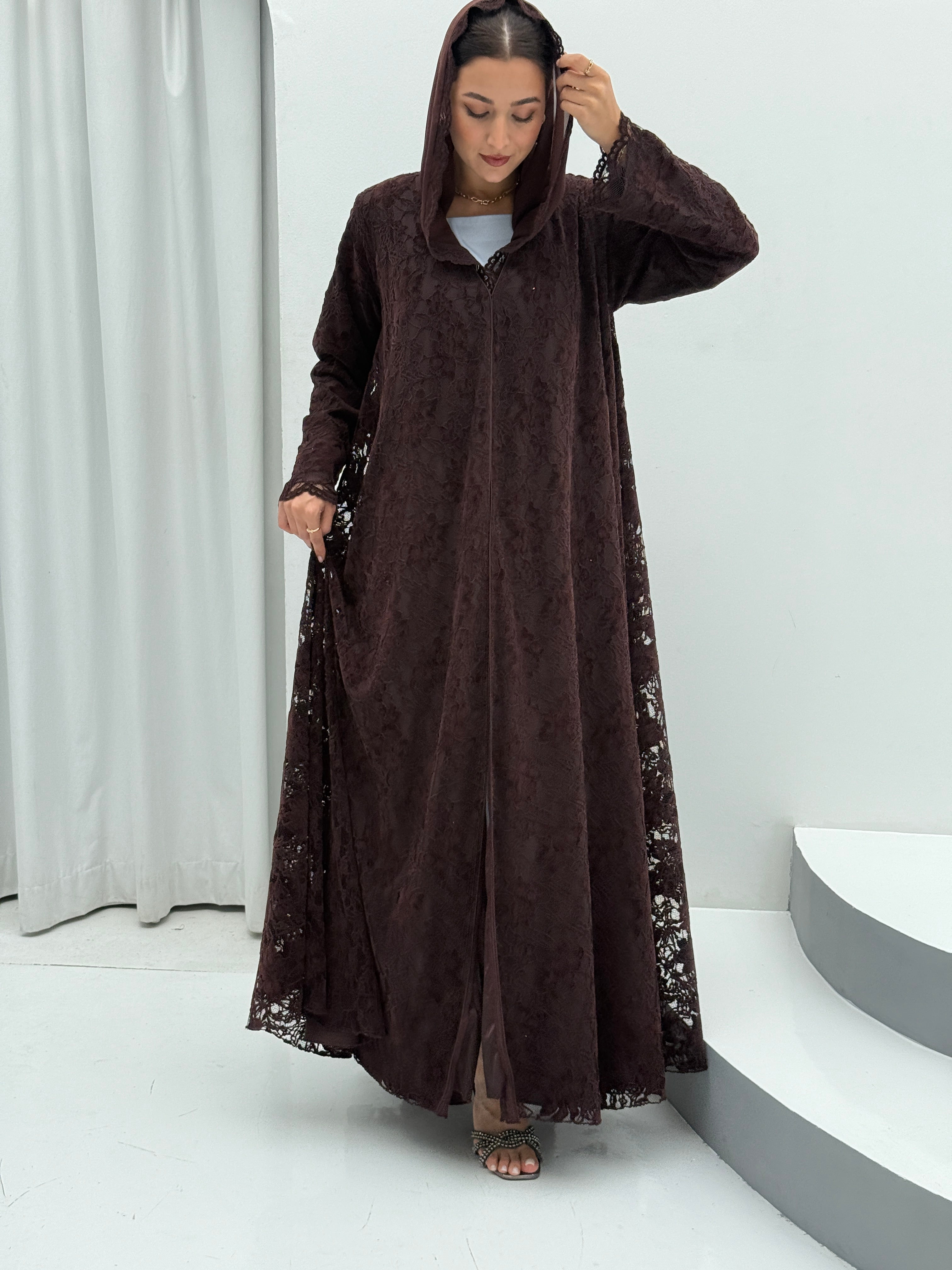 Winter Night Velvet Abaya