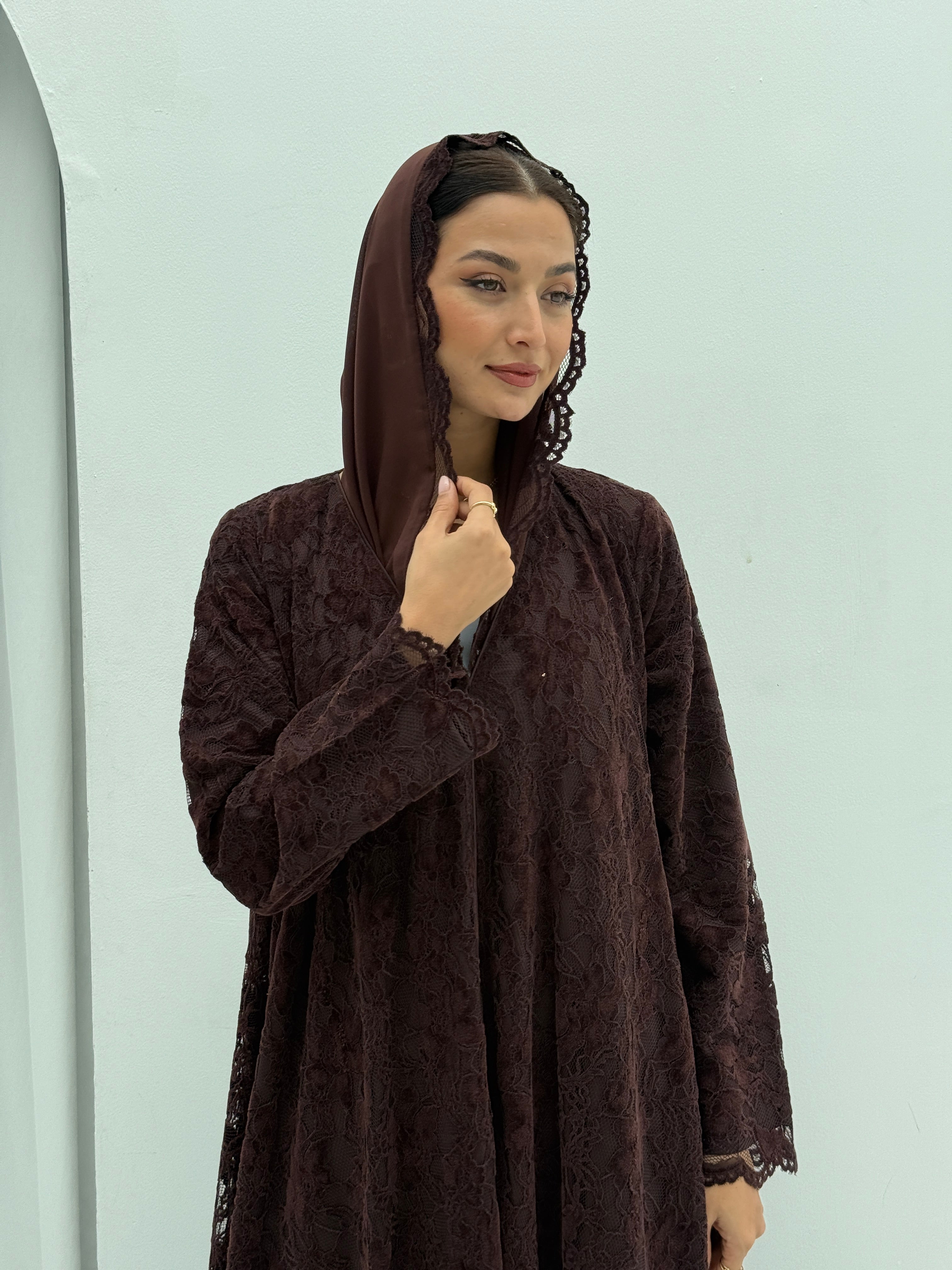 Winter Night Velvet Abaya