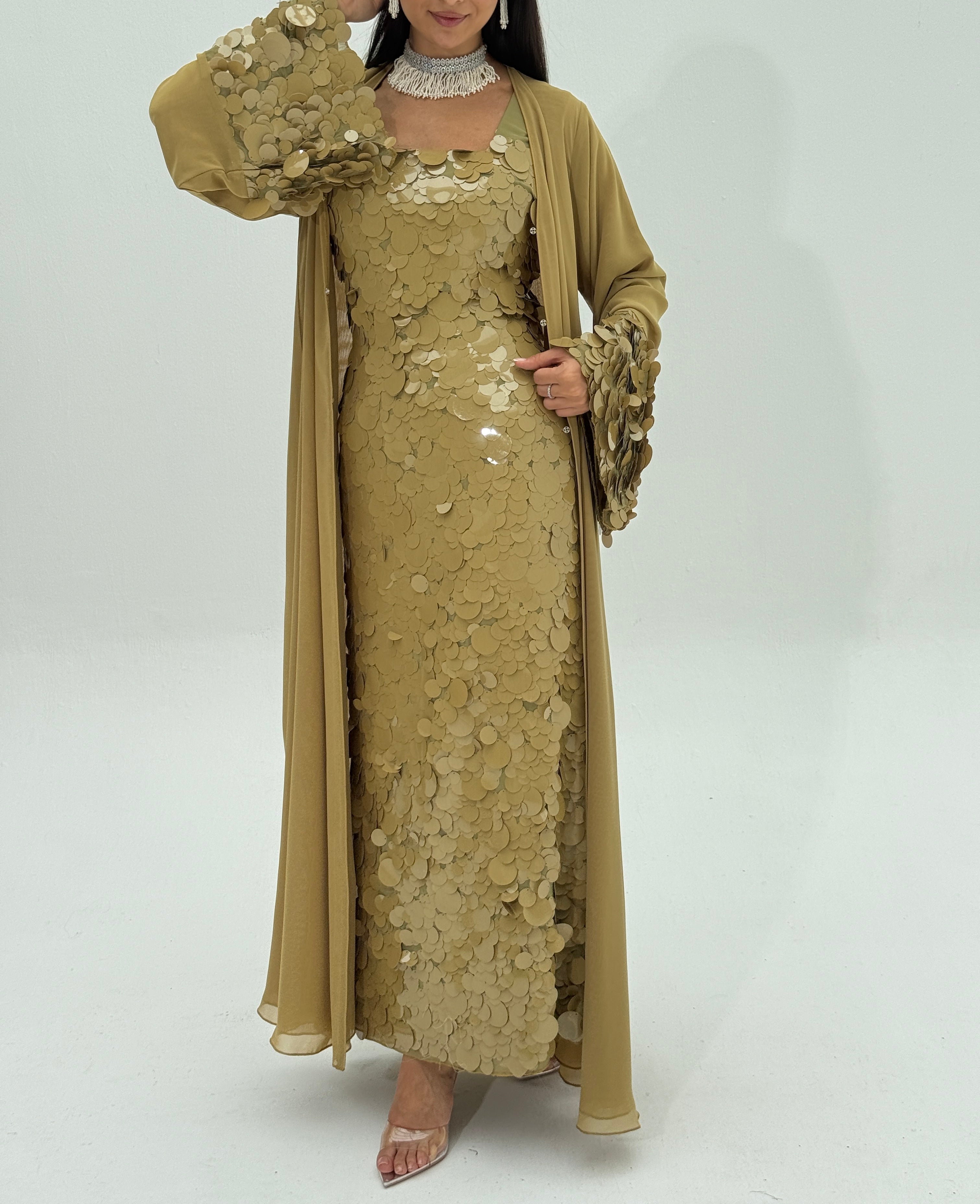 Miar ( Abaya with dress & sheila )