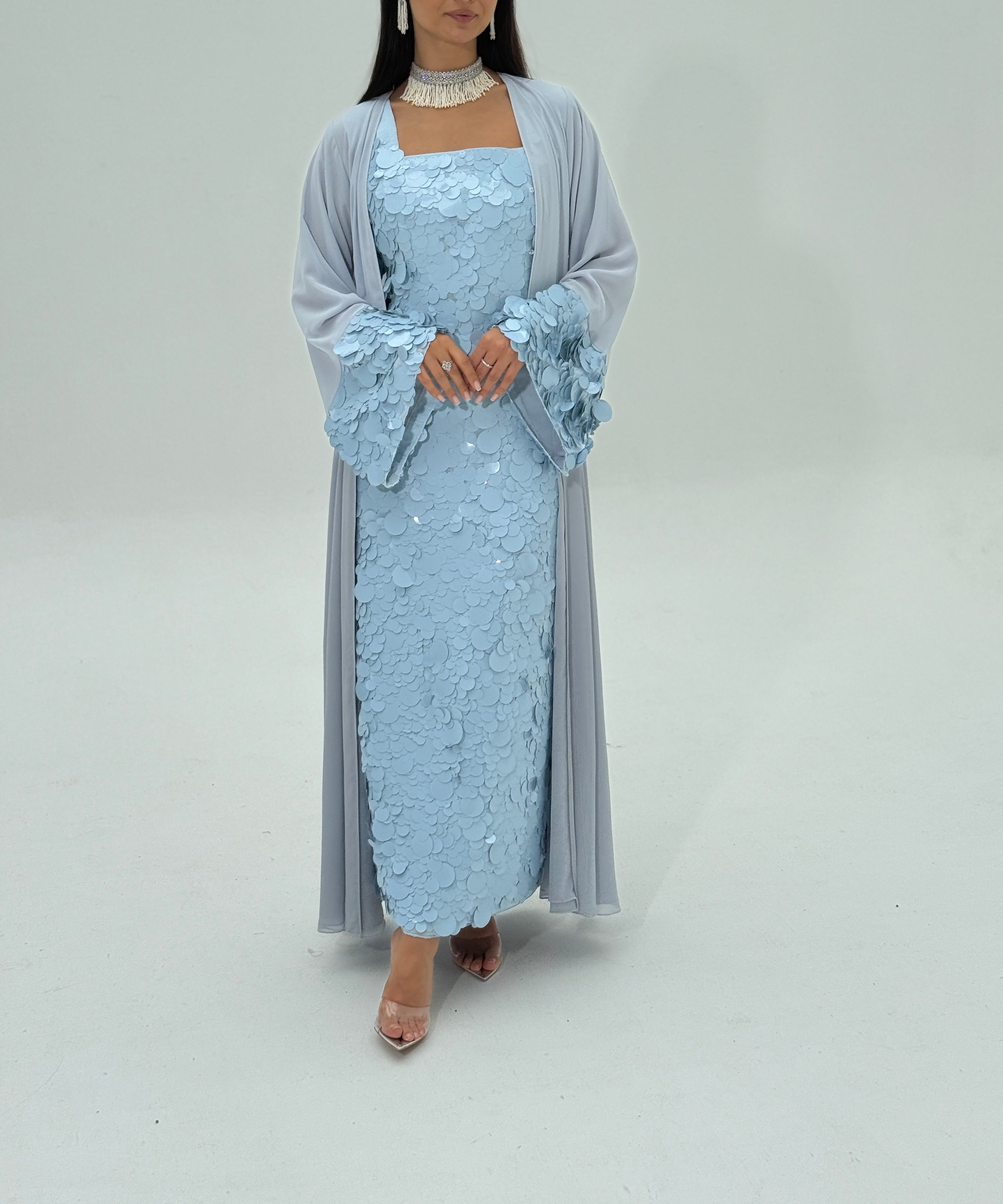 Miar ( Abaya with dress & sheila )