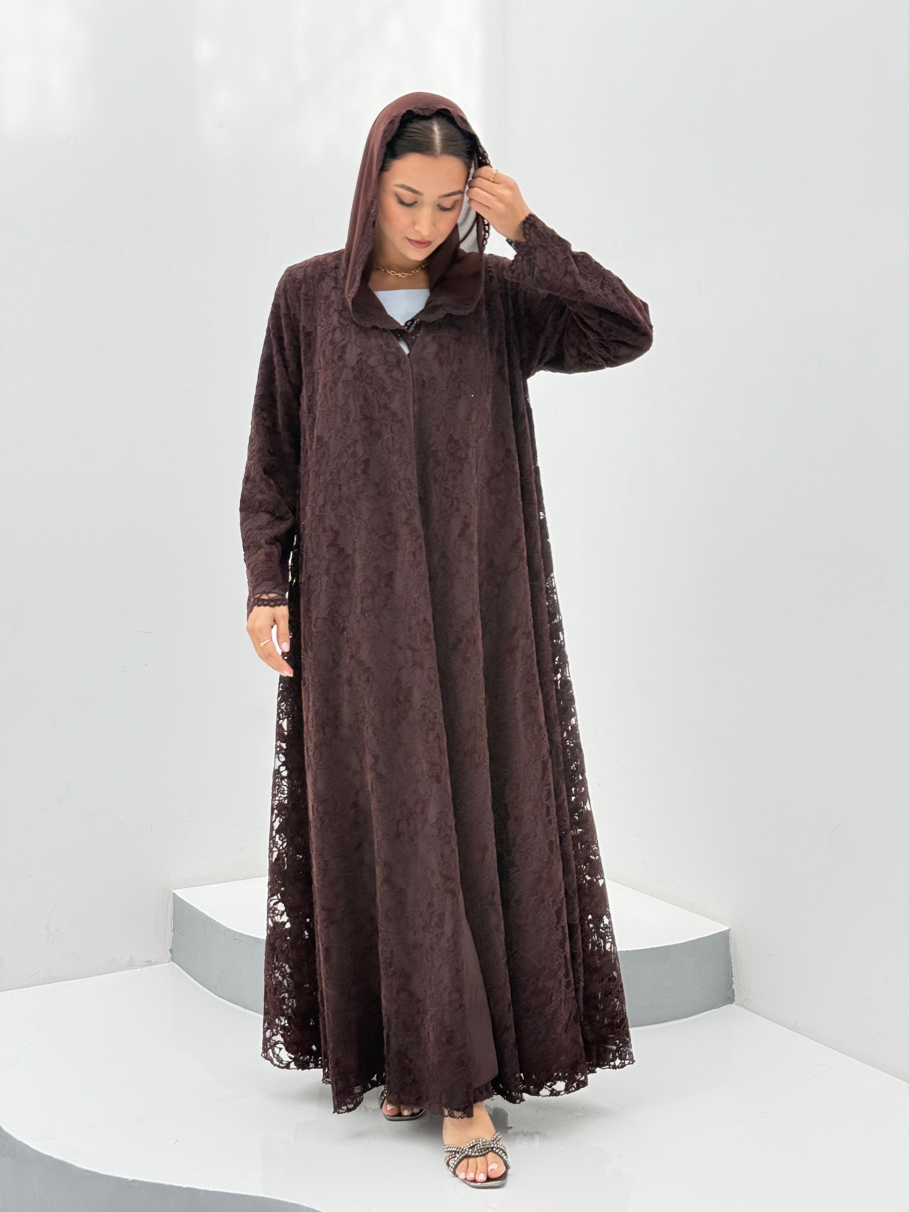 Winter Night Velvet Abaya