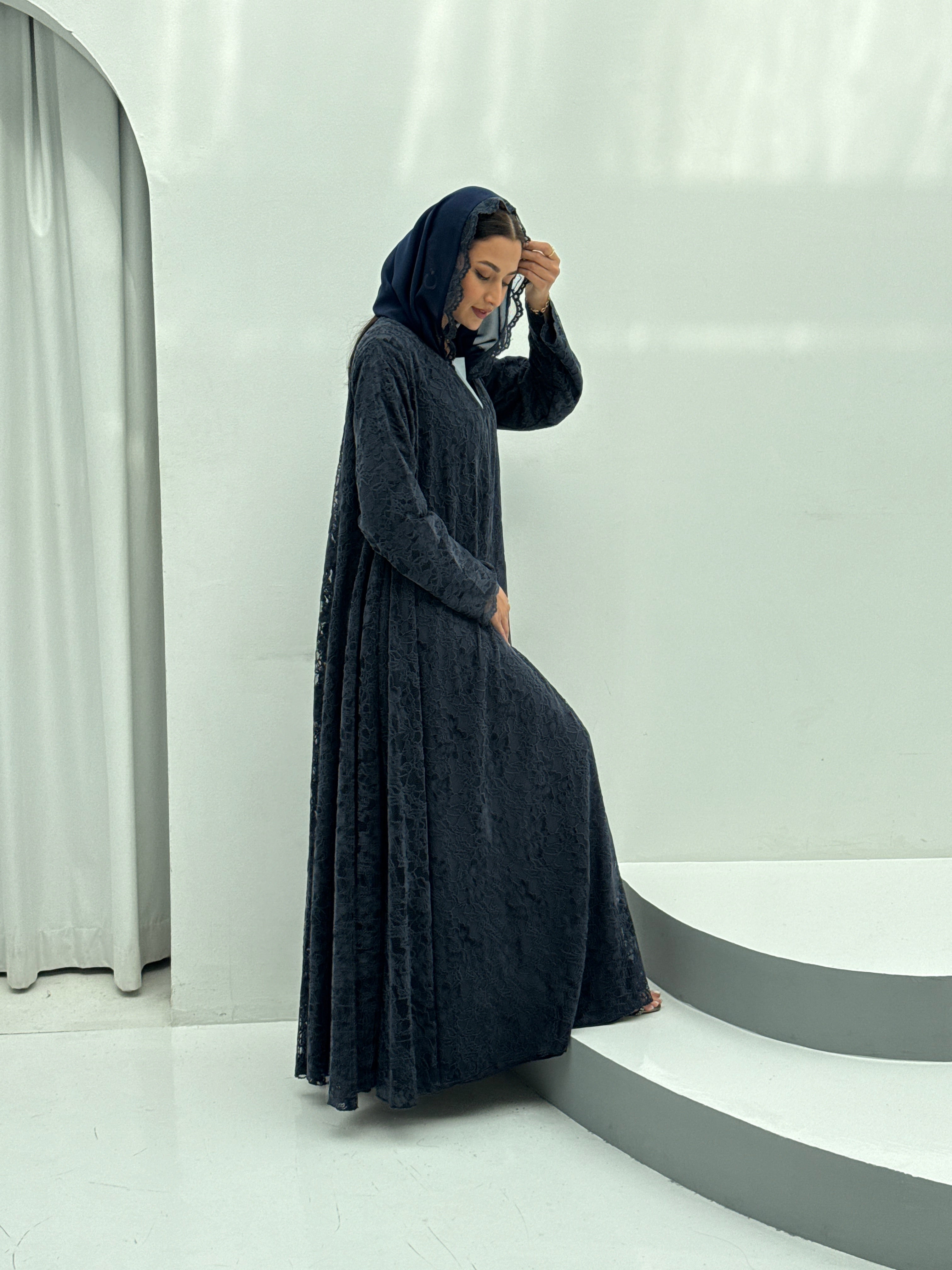 Winter Night Velvet Abaya