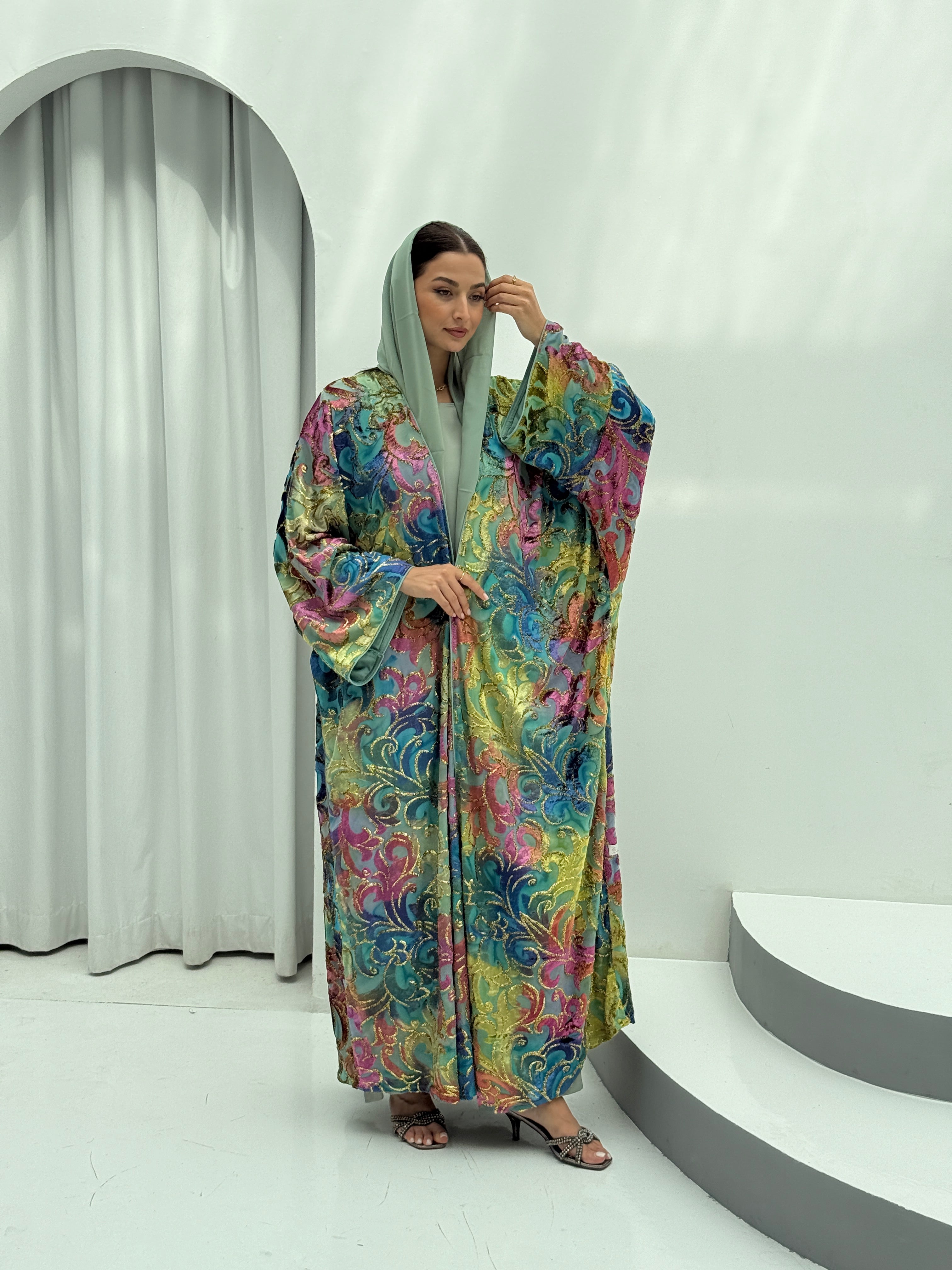 Winter Breaths Velvet Abaya