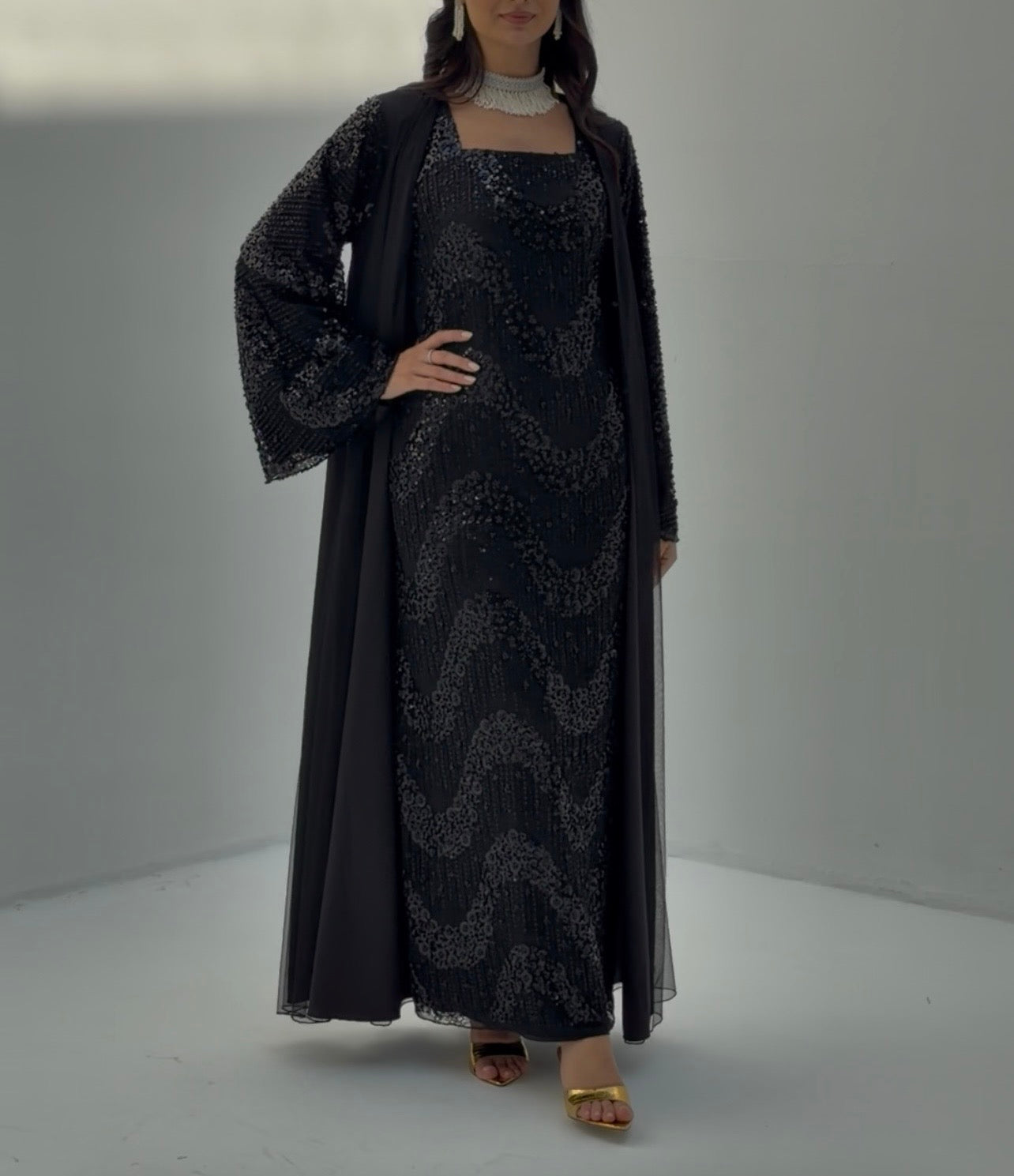Sewda Abaya With Dress