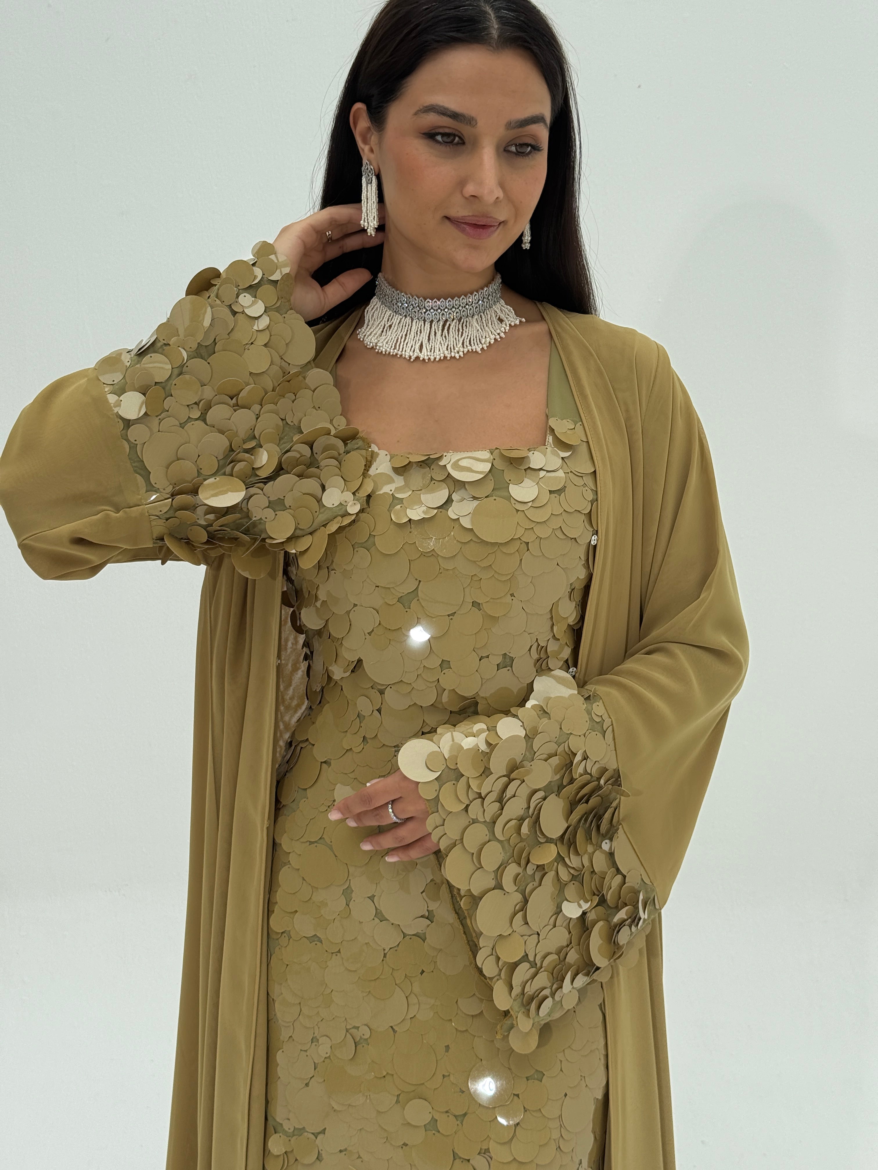 Miar ( Abaya with dress & sheila )