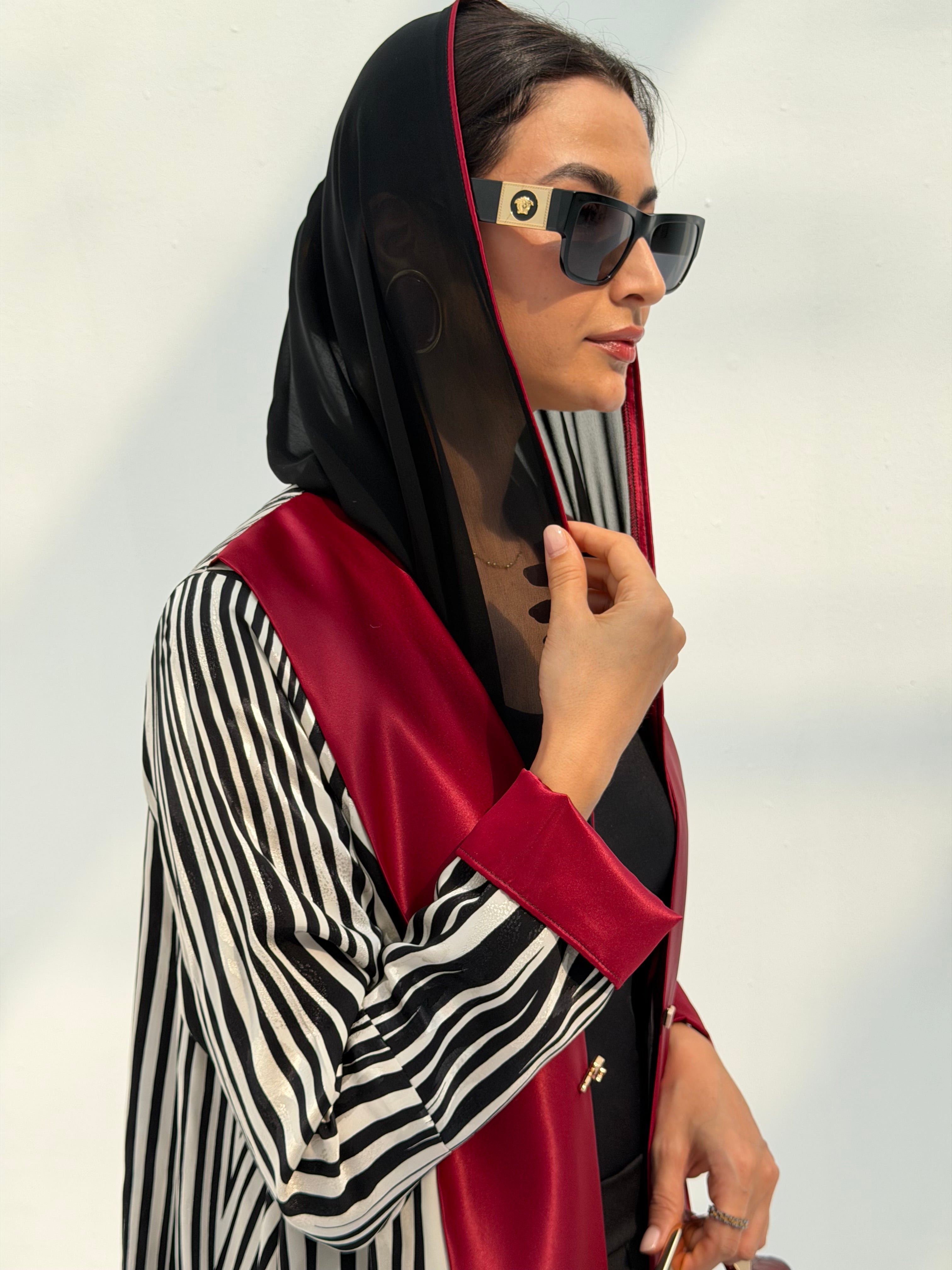 Ruby Stripe ❤️ ( Abaya with Sheila )