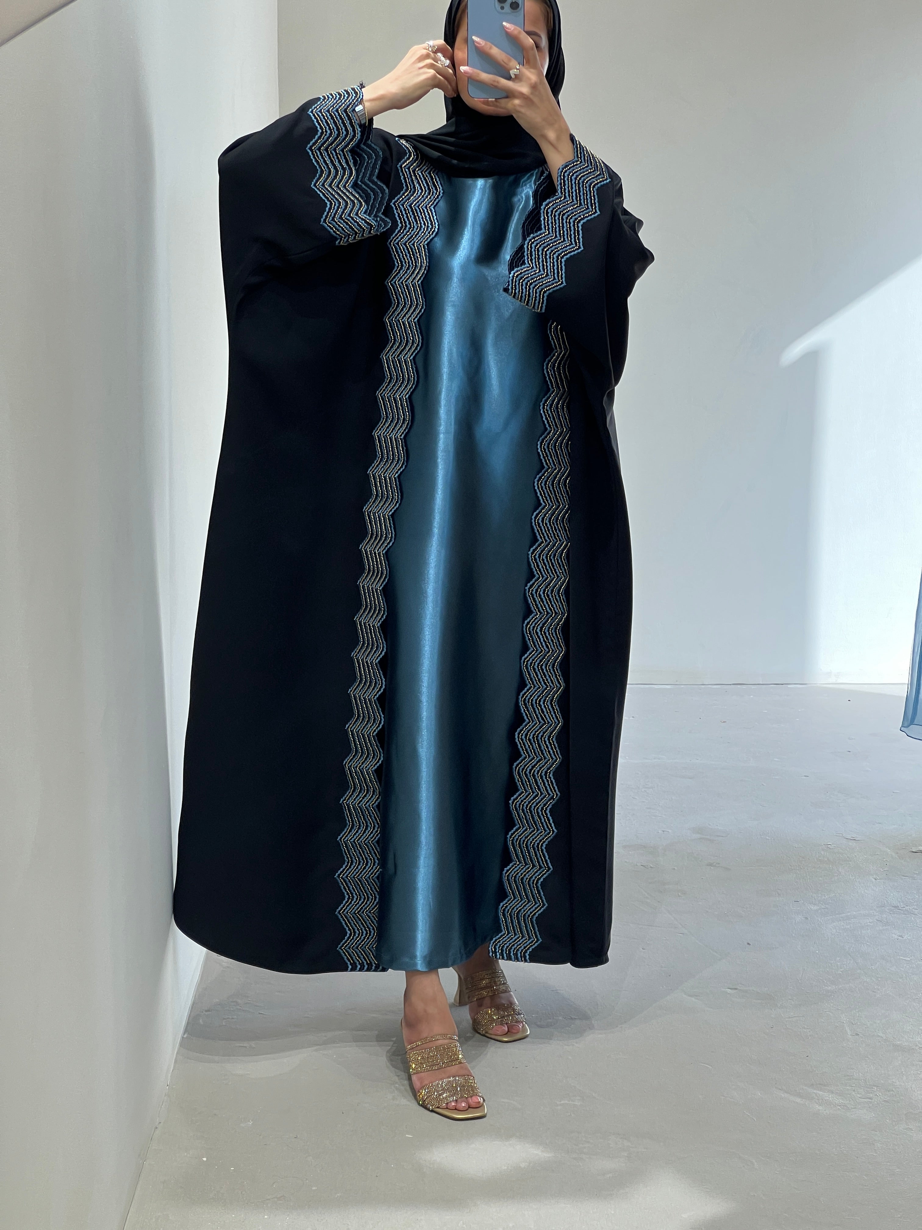 367 Abaya With Dress & Sheilla