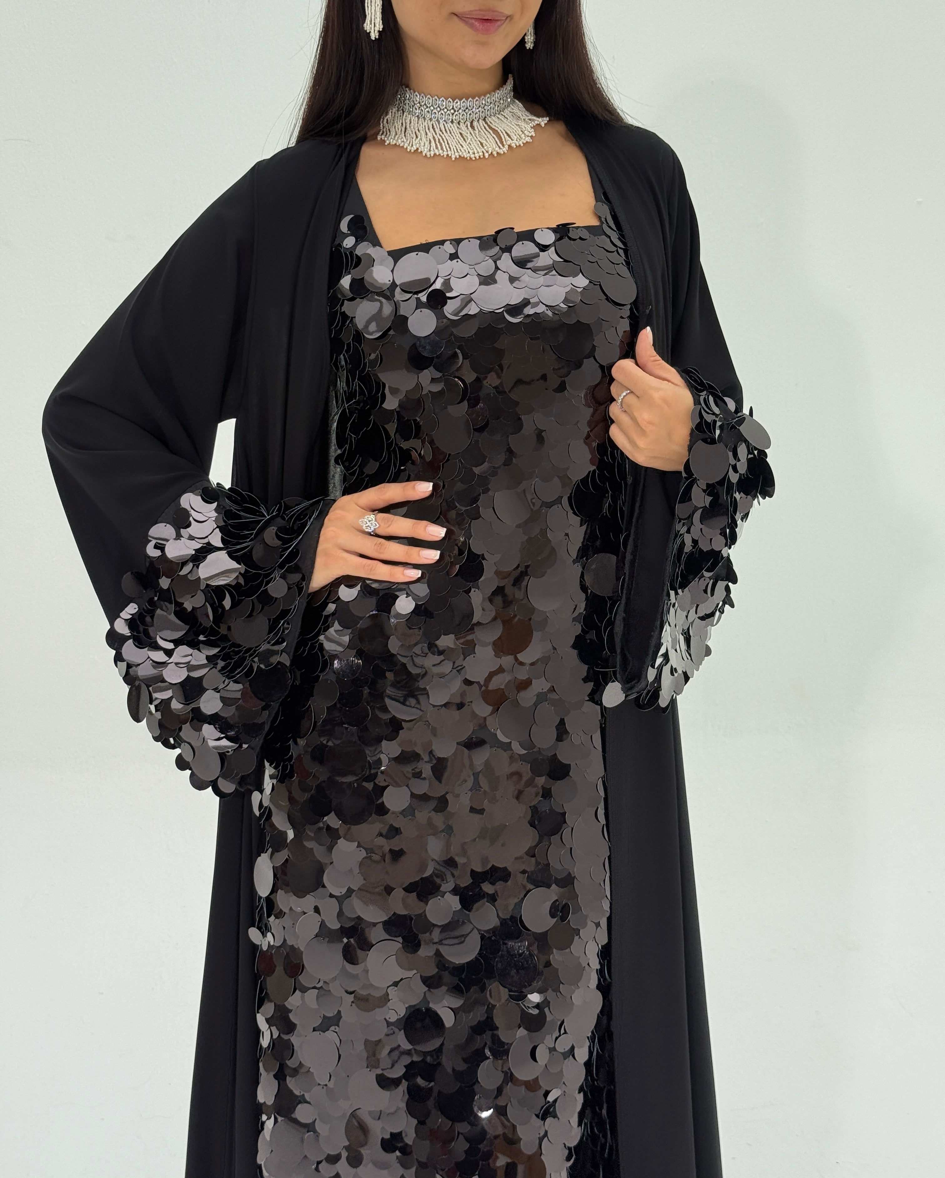 Miar ( Abaya with dress & sheila )