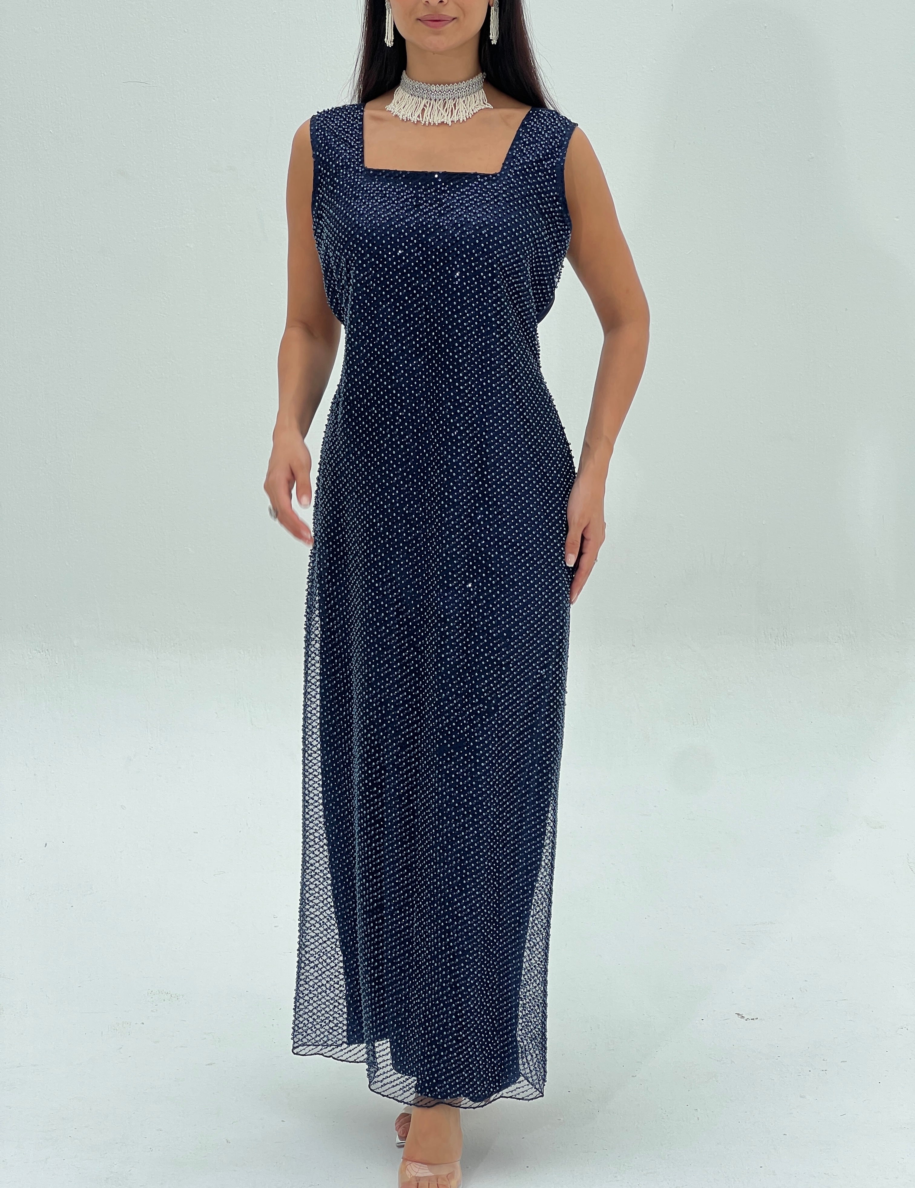 Leila Abaya with inner dress & sheila