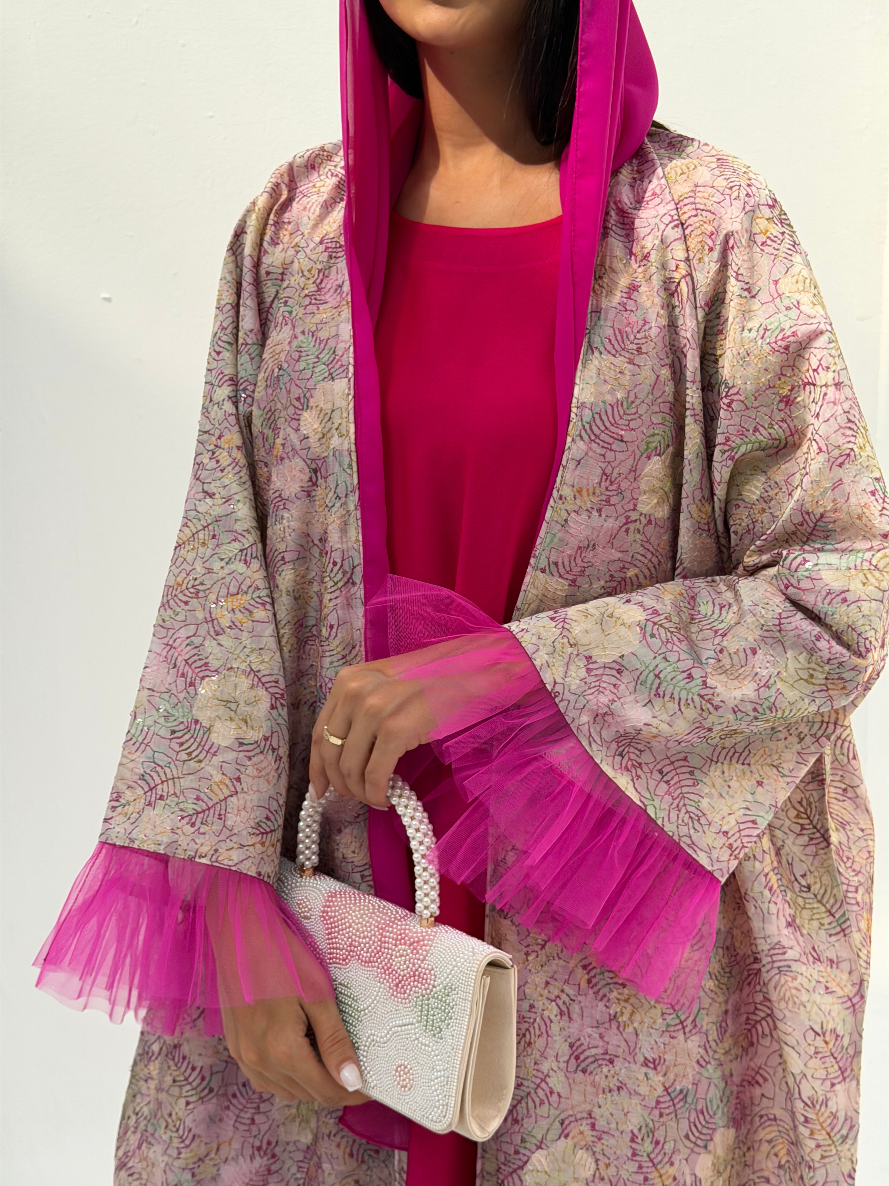 Ruffle  ( Abaya & under abaya dress with Sheila )