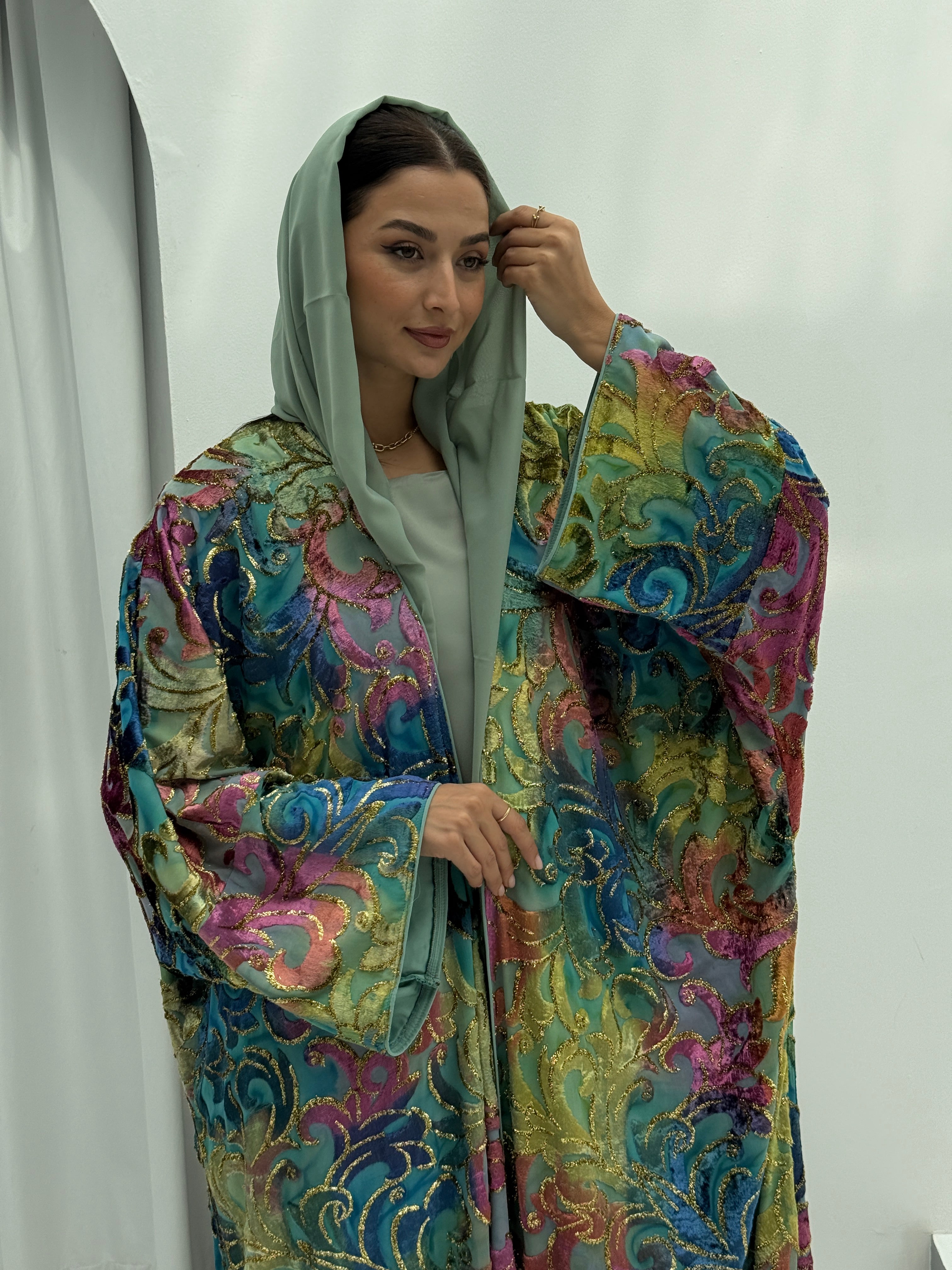 Winter Breaths Velvet Abaya