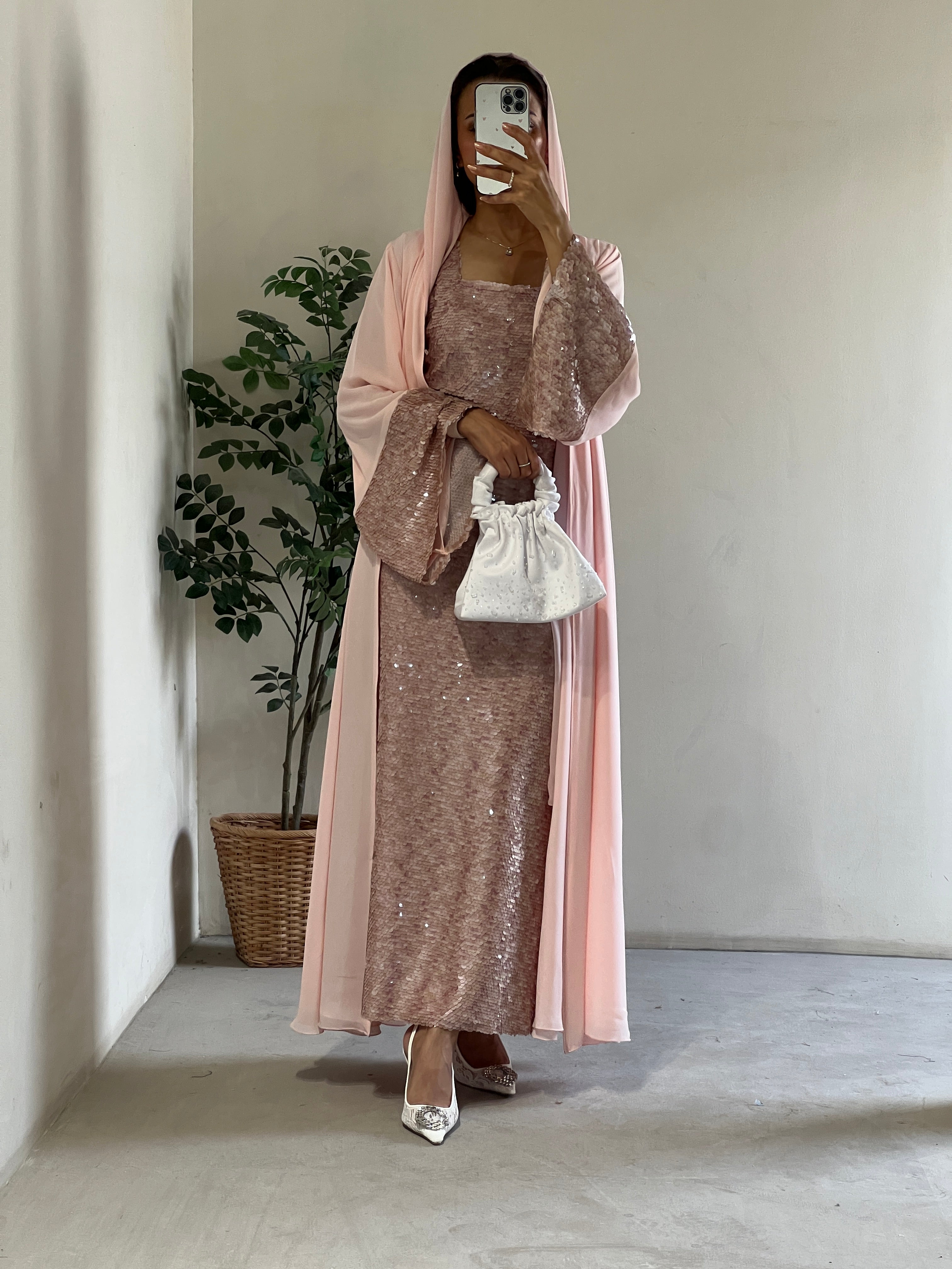 Miar ( Abaya with dress & sheila )