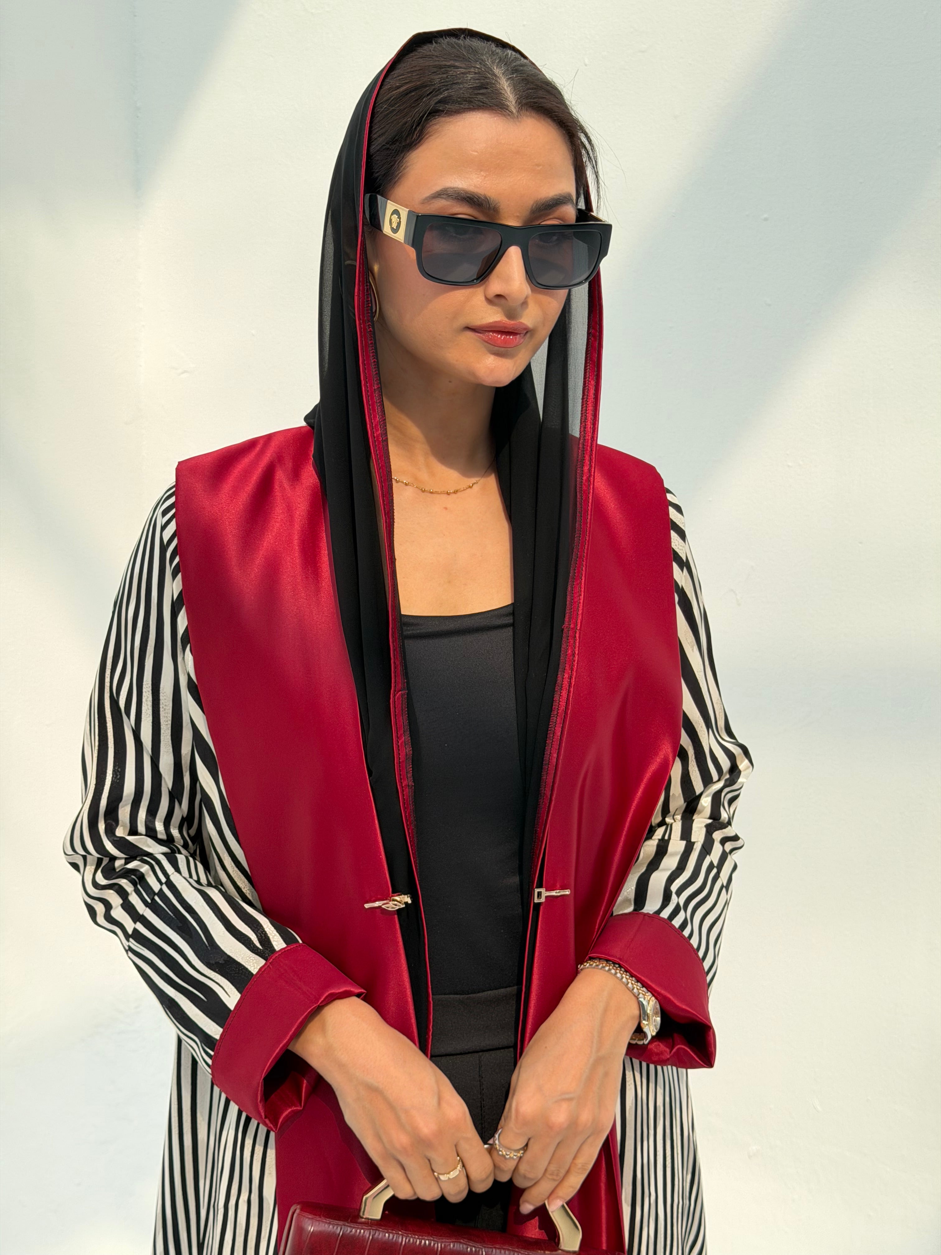 Ruby Stripe ❤️ ( Abaya with Sheila )