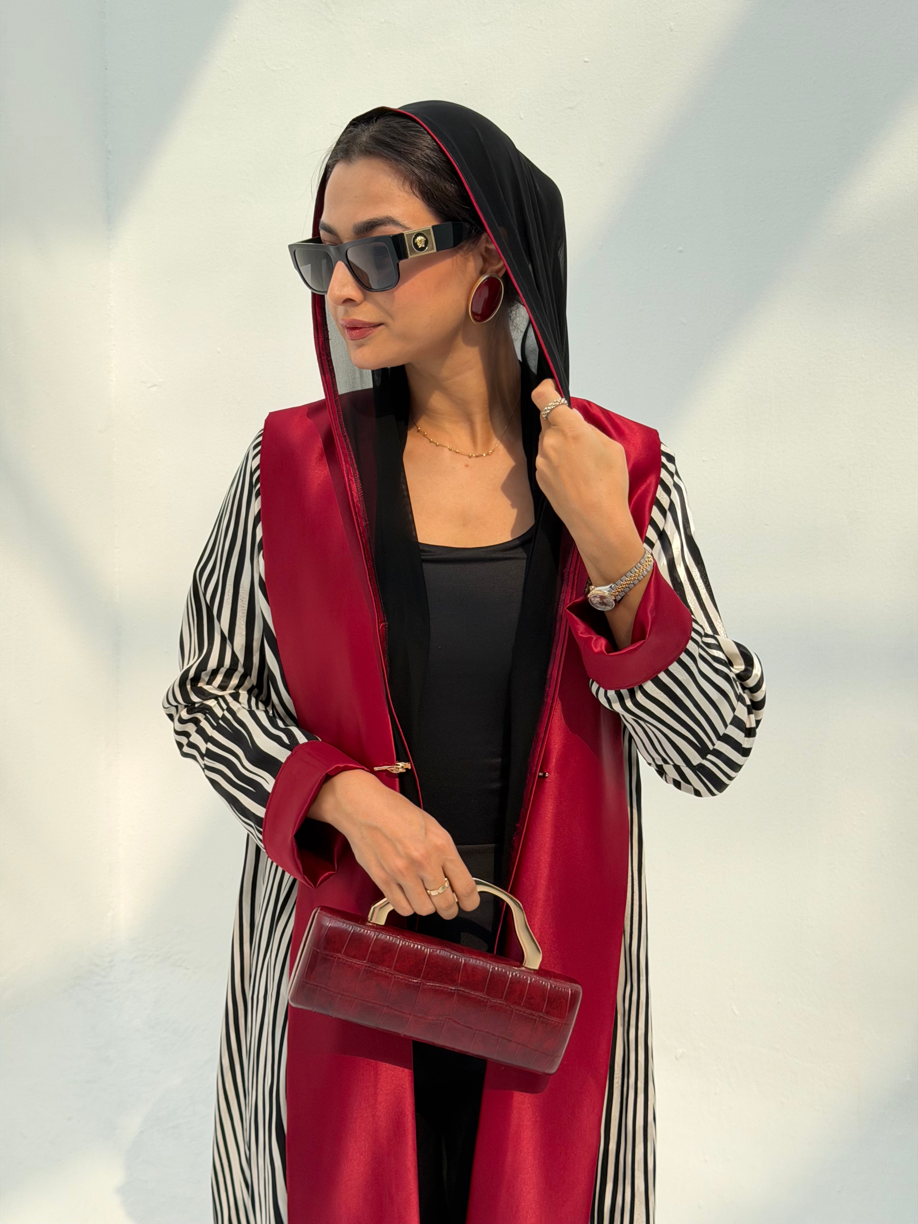 Ruby Stripe ❤️ ( Abaya with Sheila )