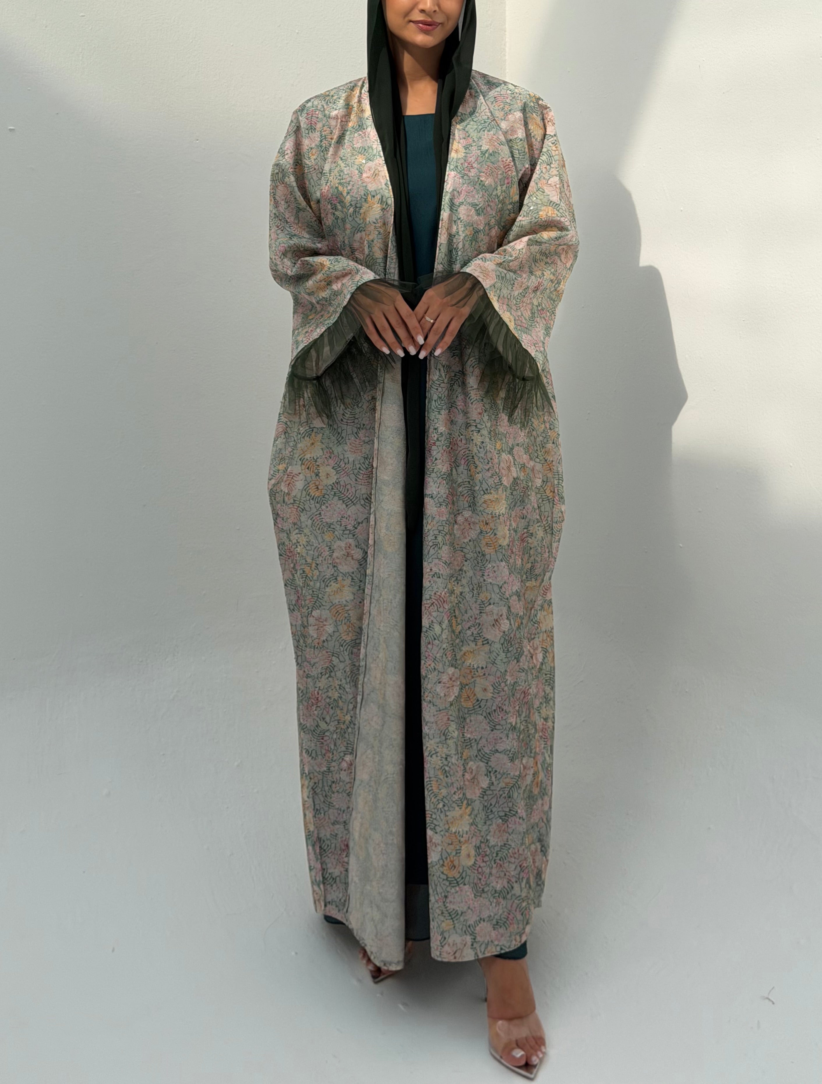 Ruffle  ( Abaya + under abaya dress with Sheila )