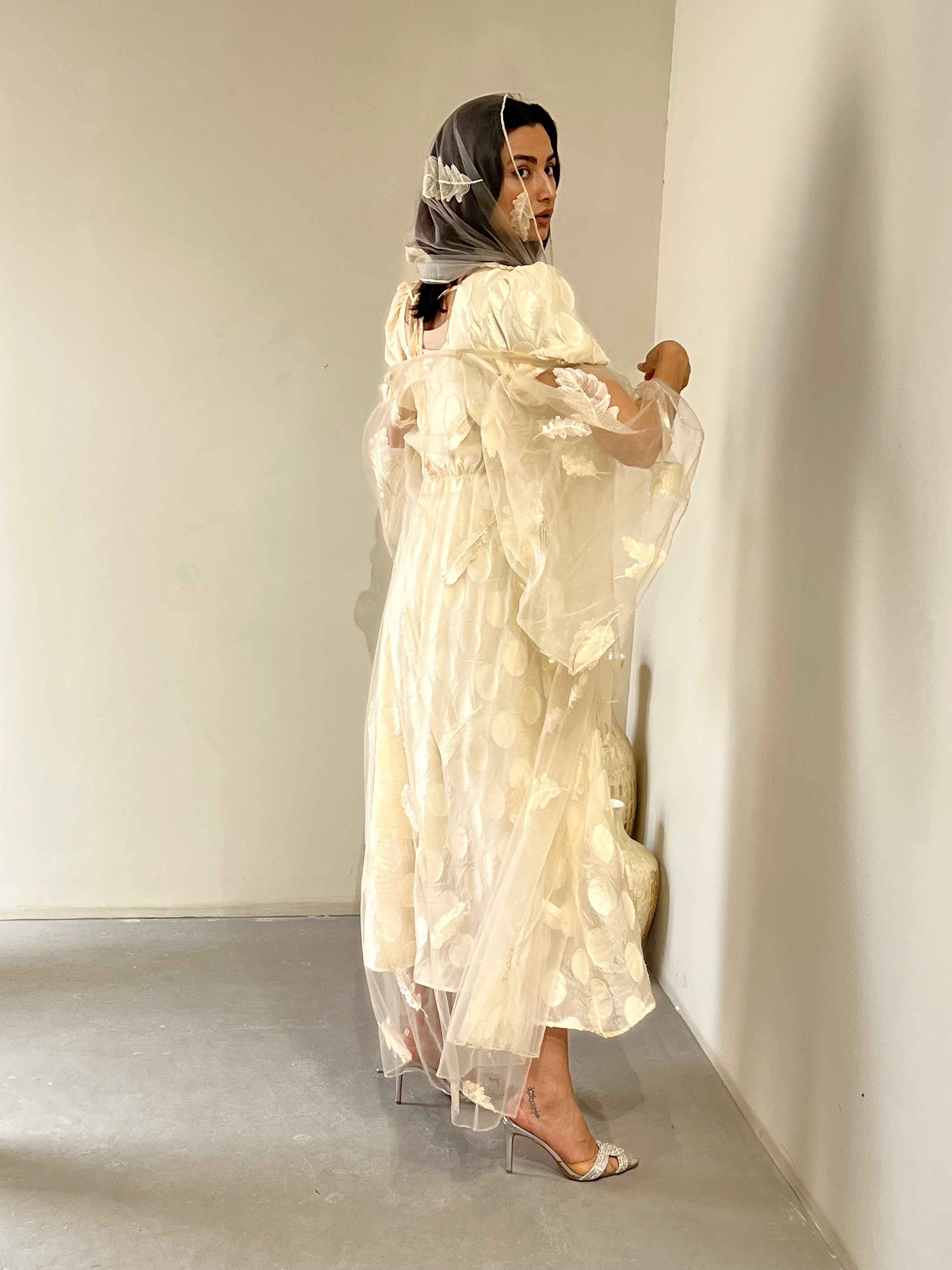 536 Abaya With Dress & Sheilla
