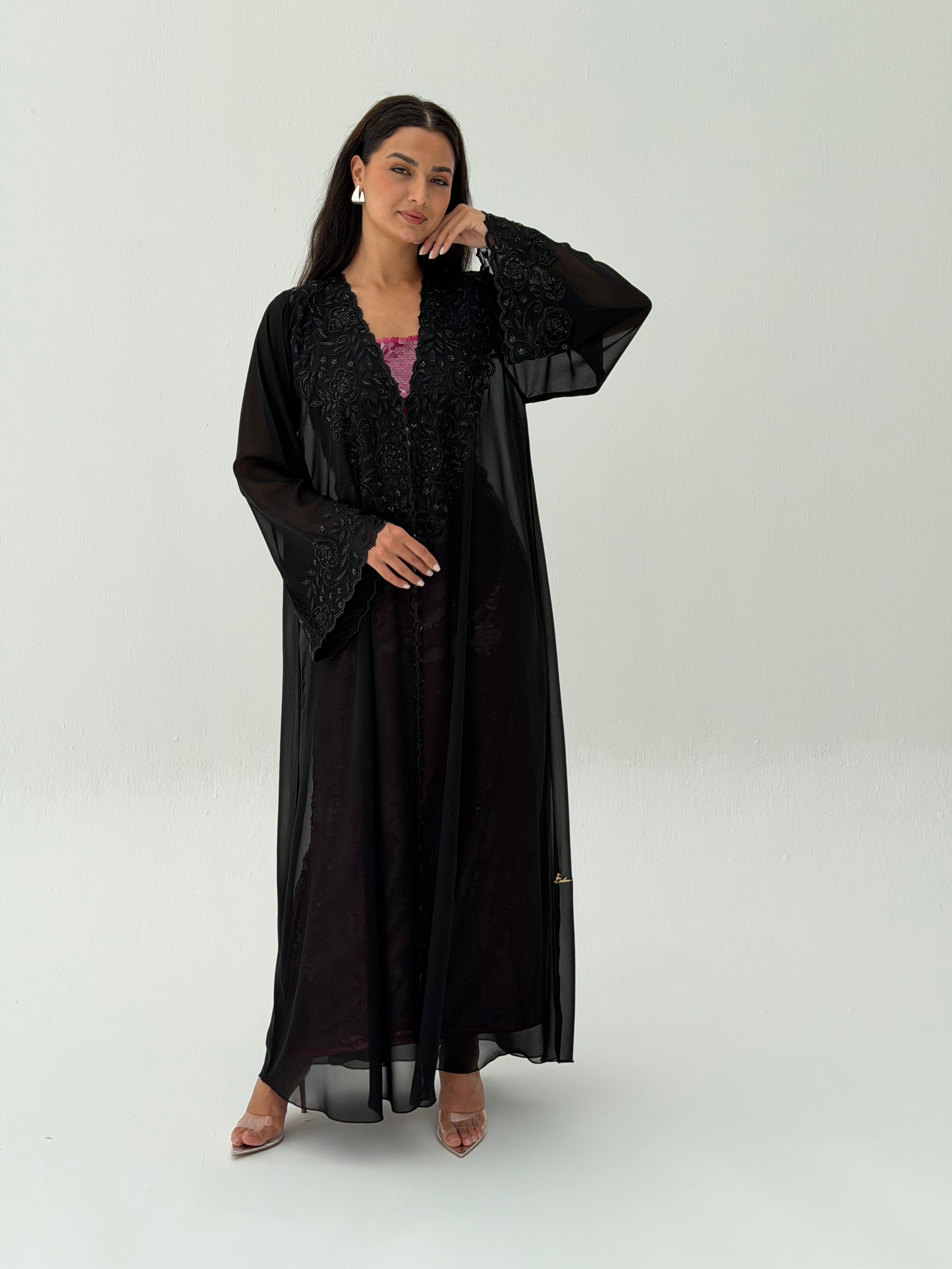 Thuraya  ( Chiffon Abaya with sheila)