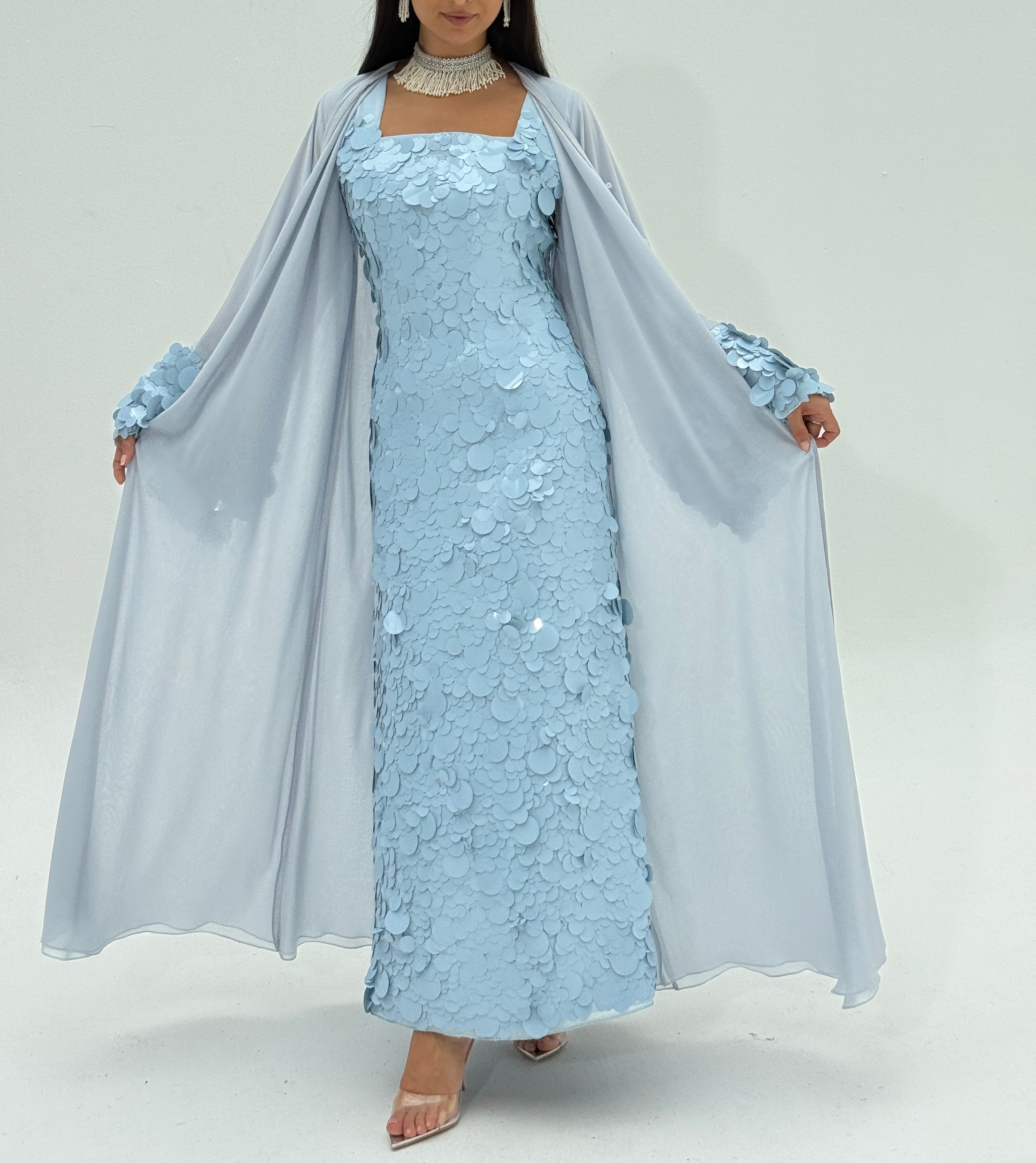 Miar ( Abaya with dress & sheila )