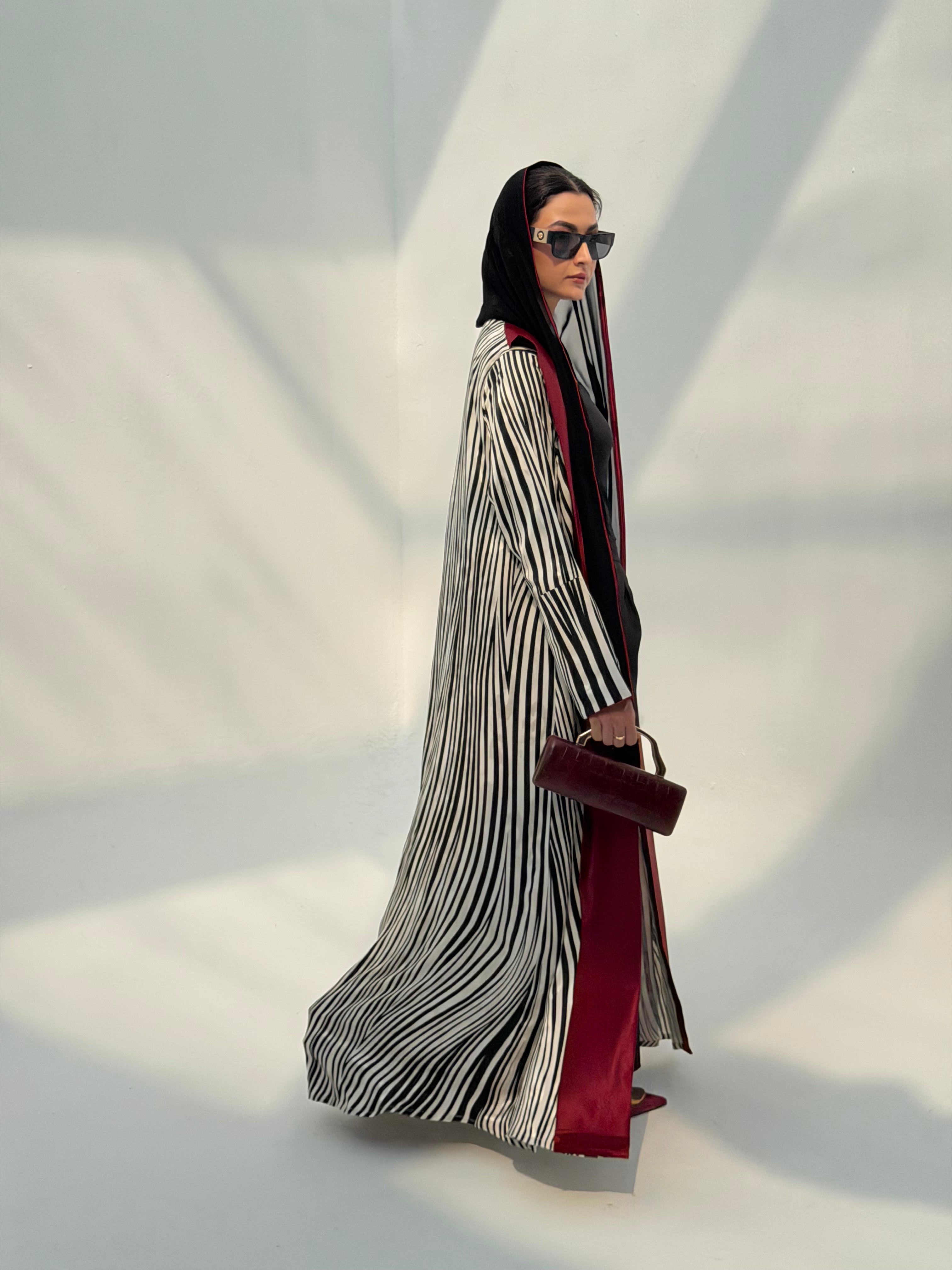 Ruby Stripe ❤️ ( Abaya with Sheila )