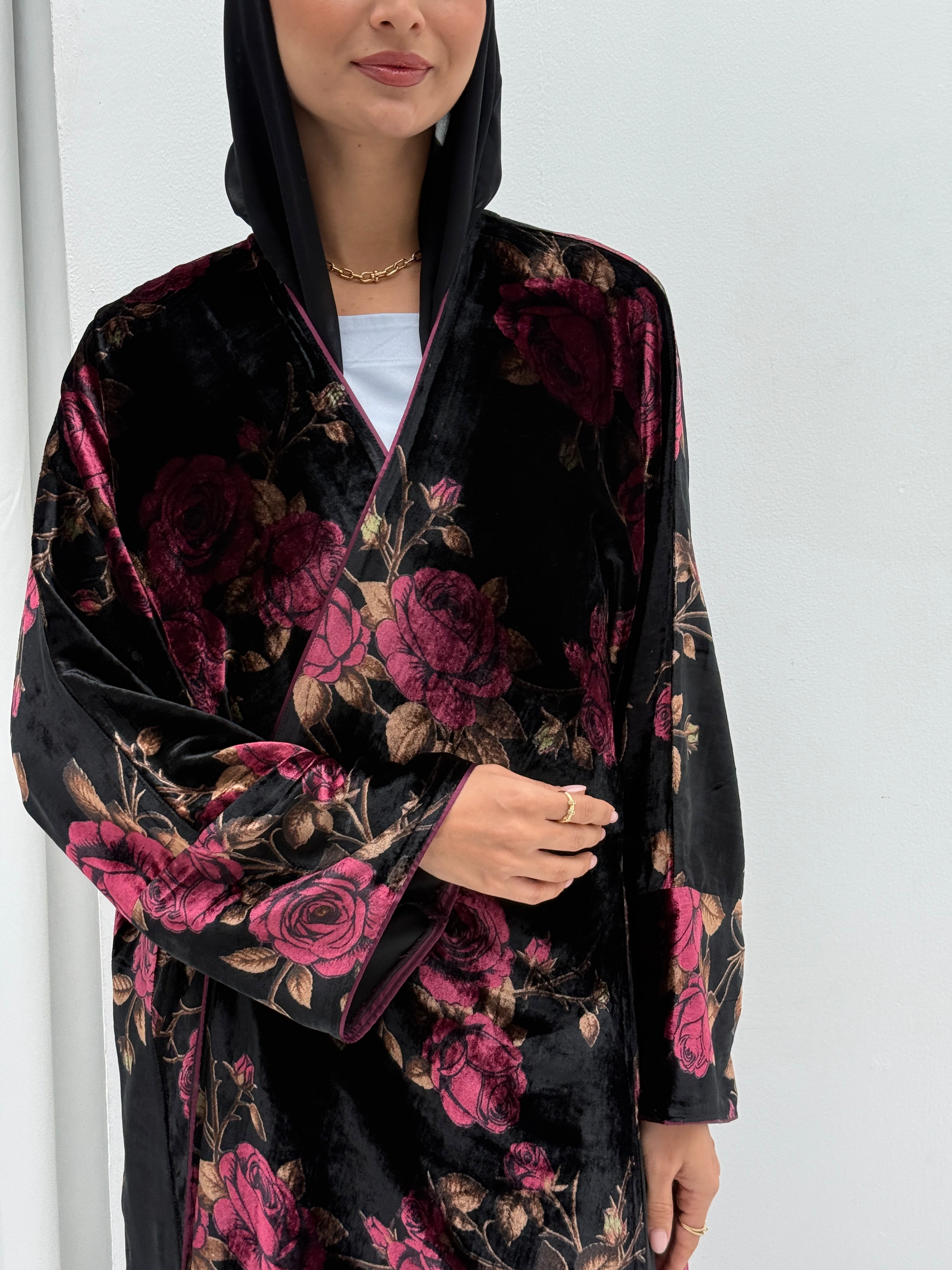 Velvet Embrace Abaya