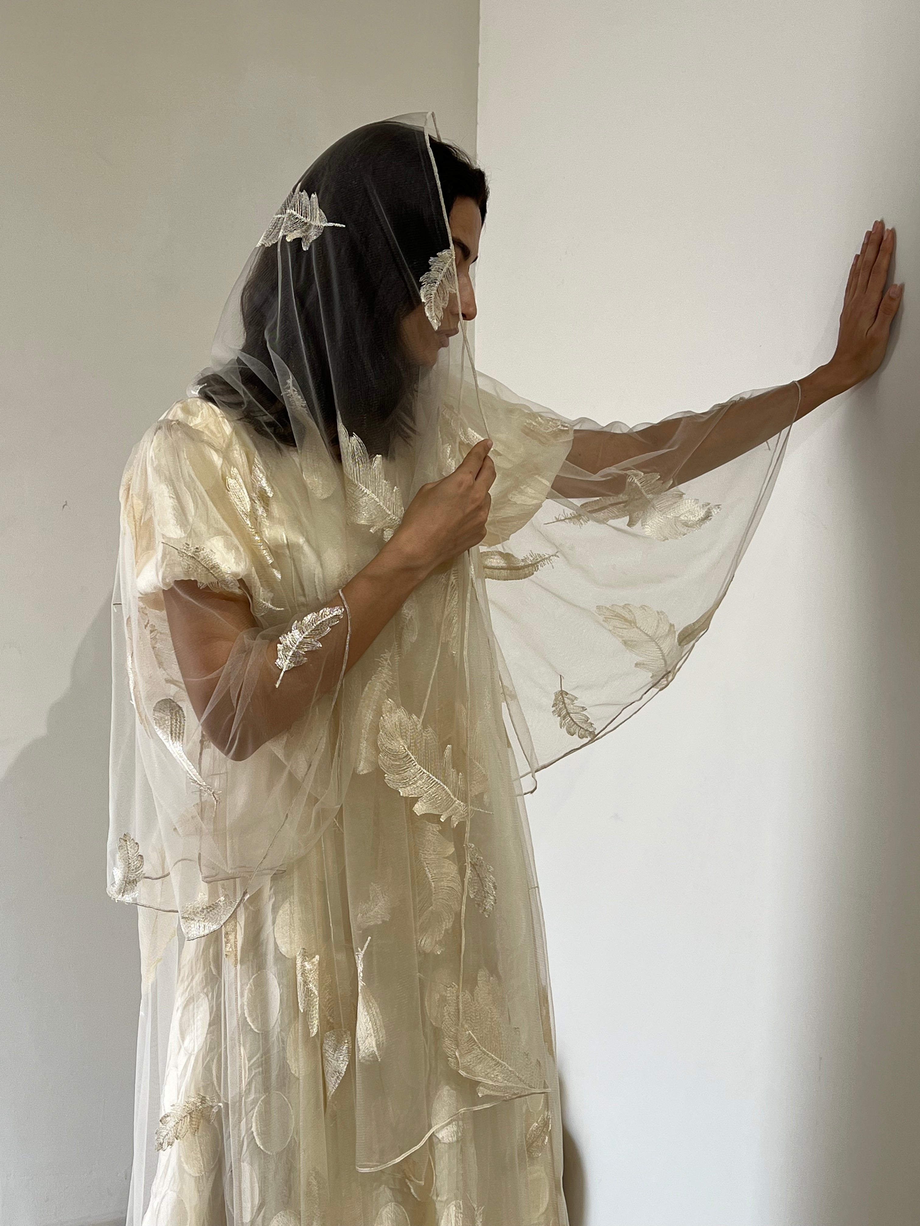 536 Abaya With Dress & Sheilla