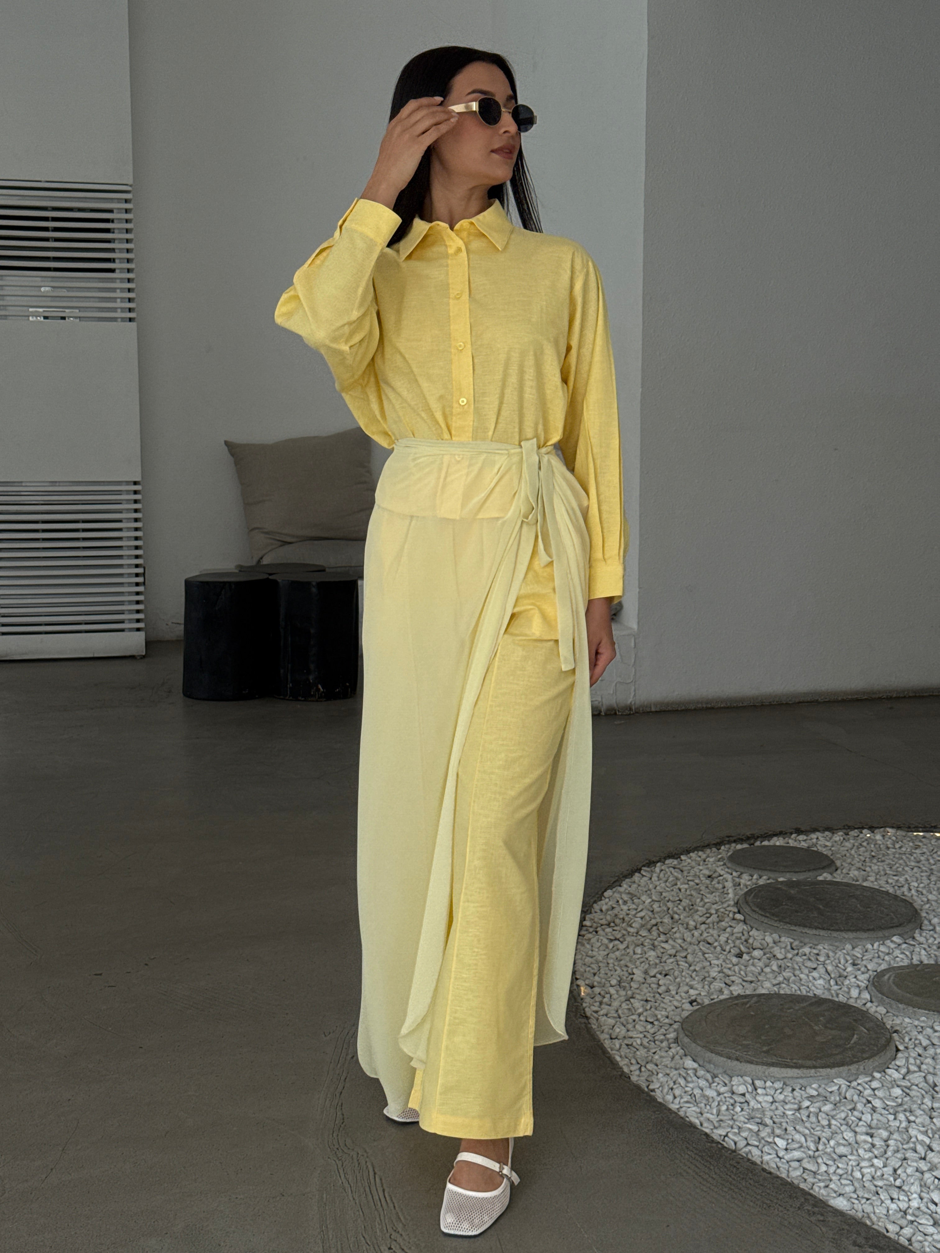 Lila Pant Shirt & Skirt Belt - Contessa Collection