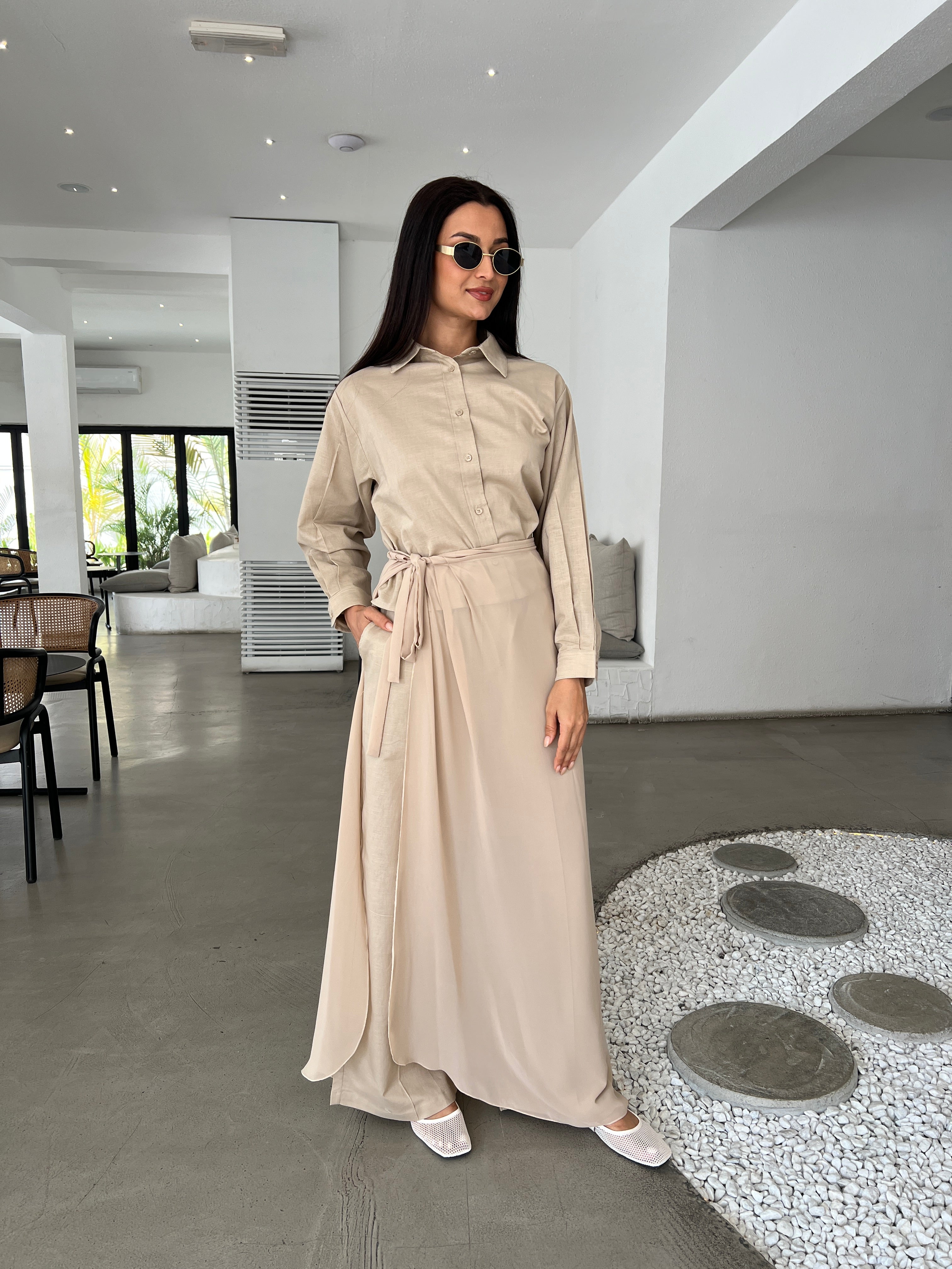 Lila Pant Shirt & Skirt Belt - Contessa Collection