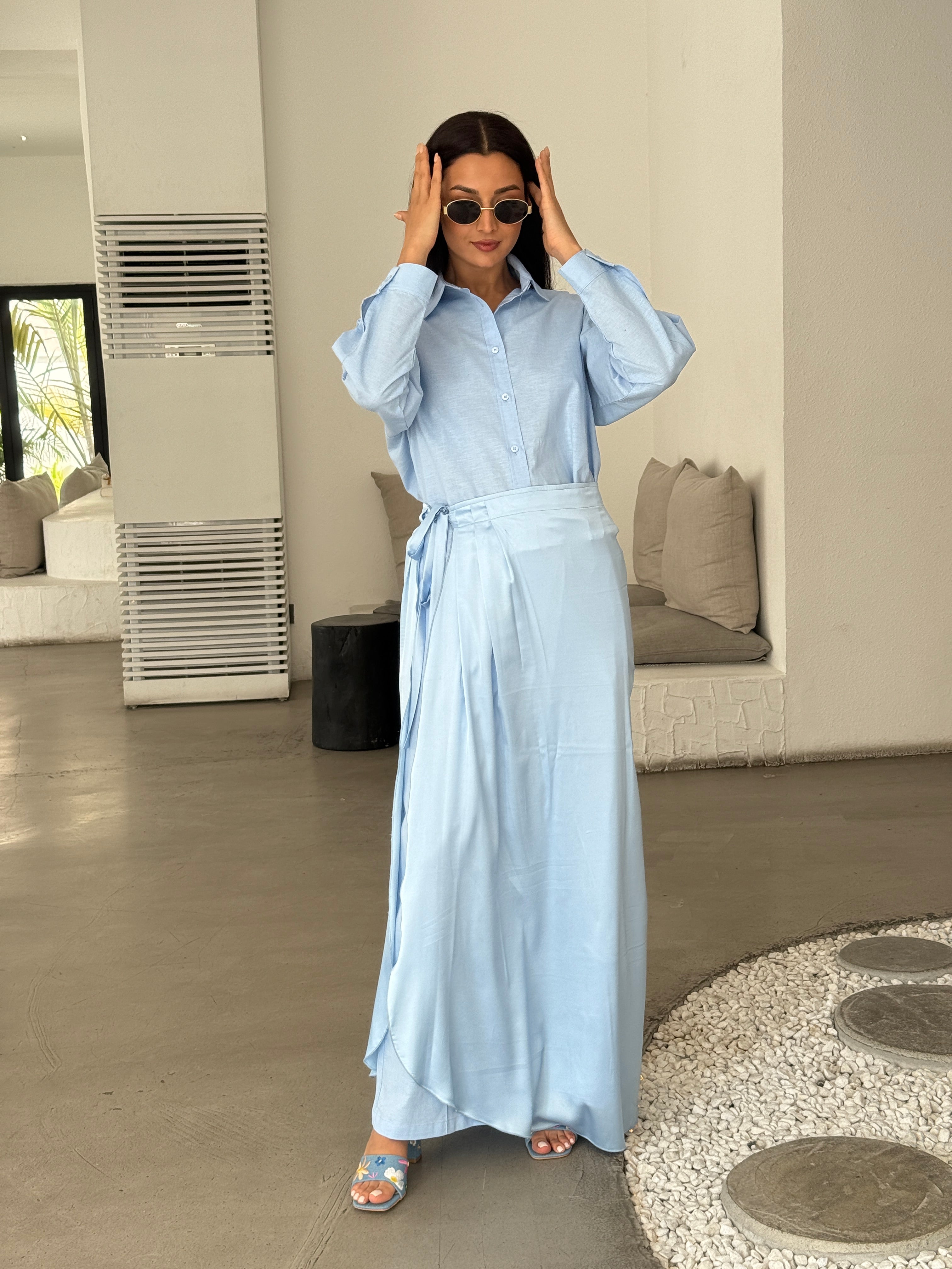 Lila Pant Shirt & Skirt Belt - Contessa Collection