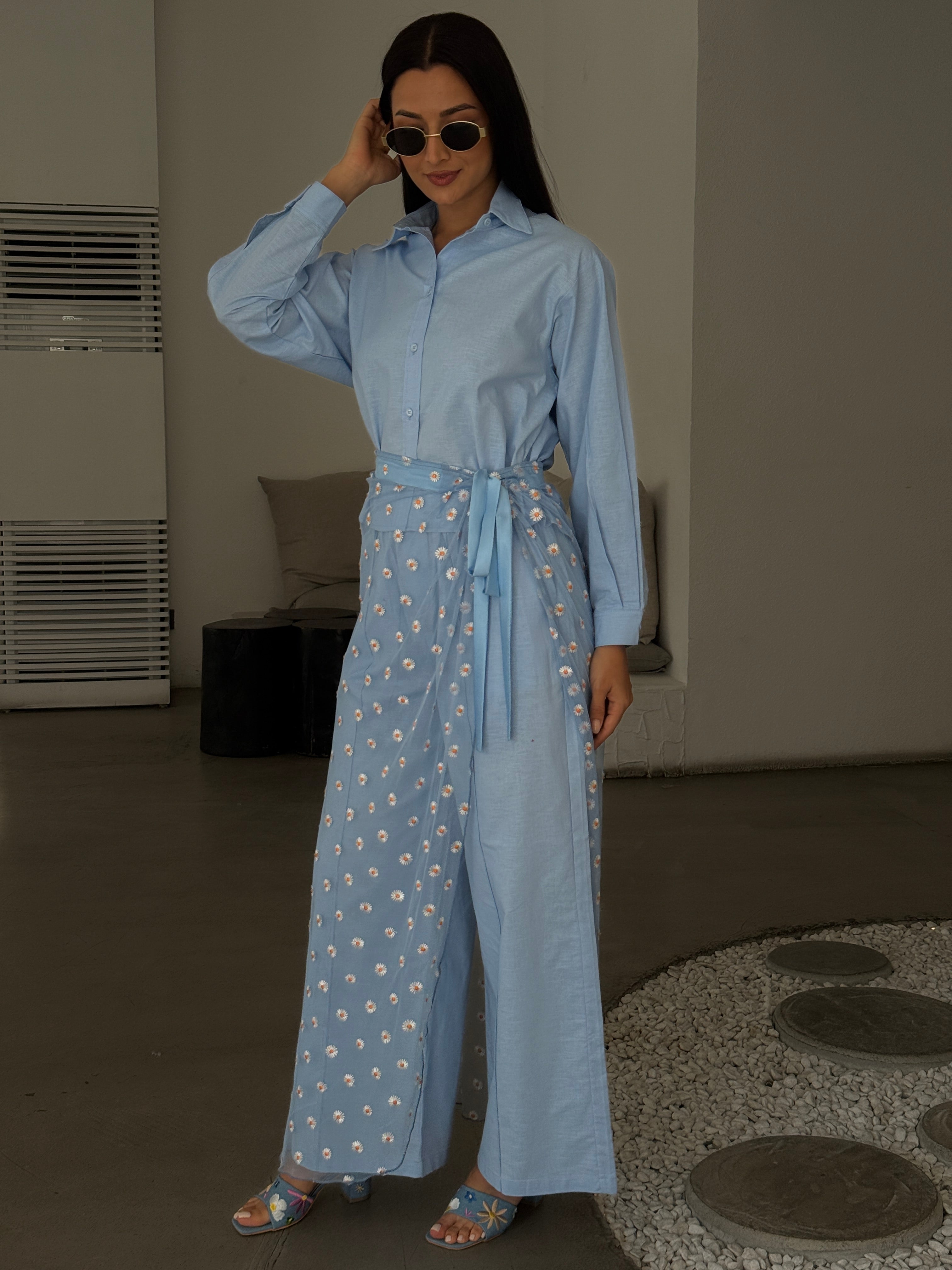 Lila Pant Shirt & Skirt Belt - Contessa Collection