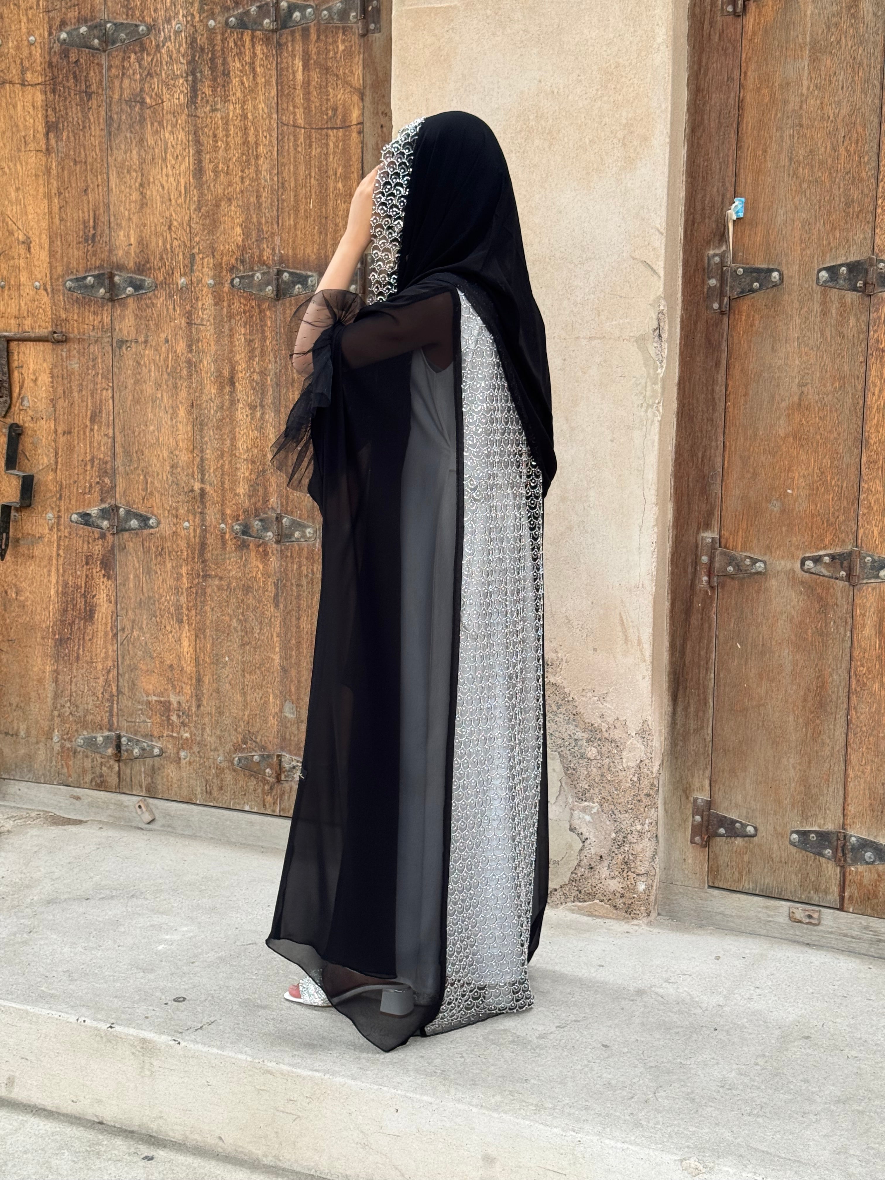 Misk Transparent Abaya - Contessa Collection   Dubai 