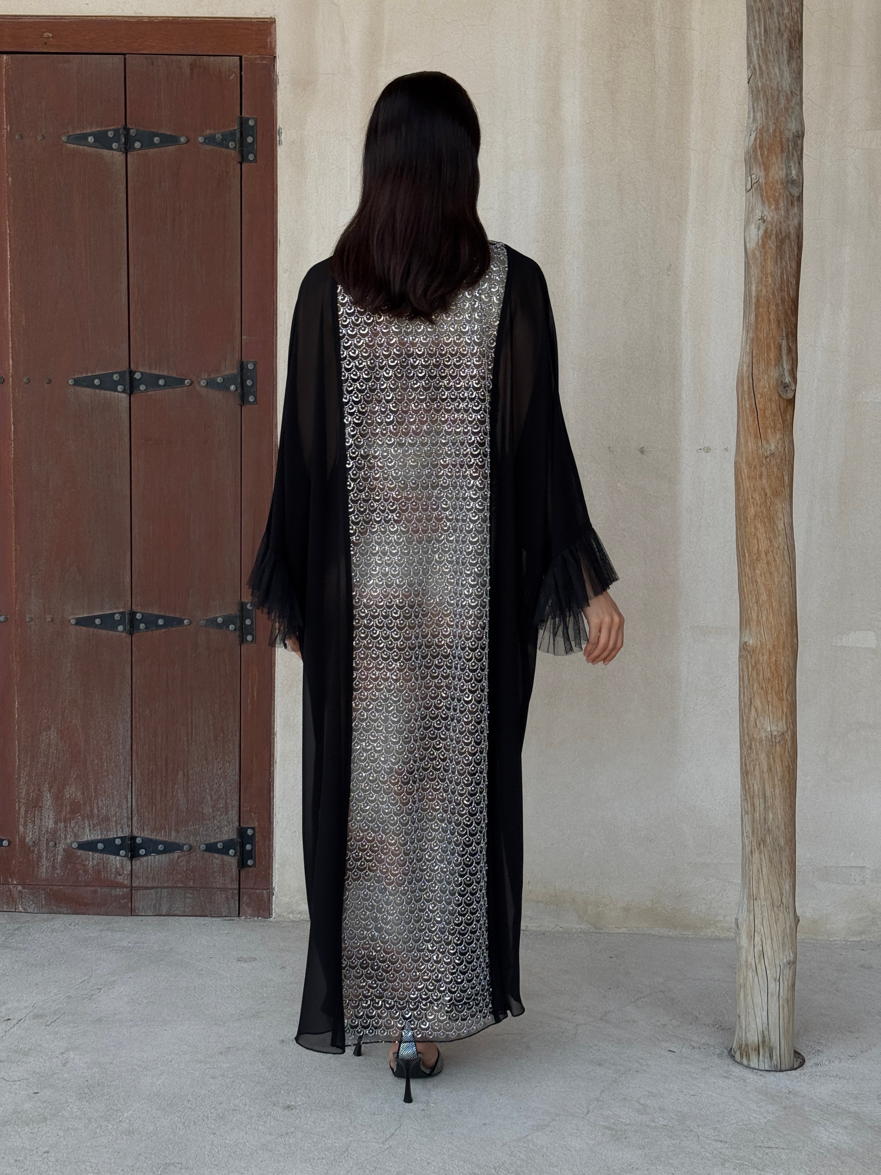 Misk Transparent Abaya - Contessa Collection   Dubai 