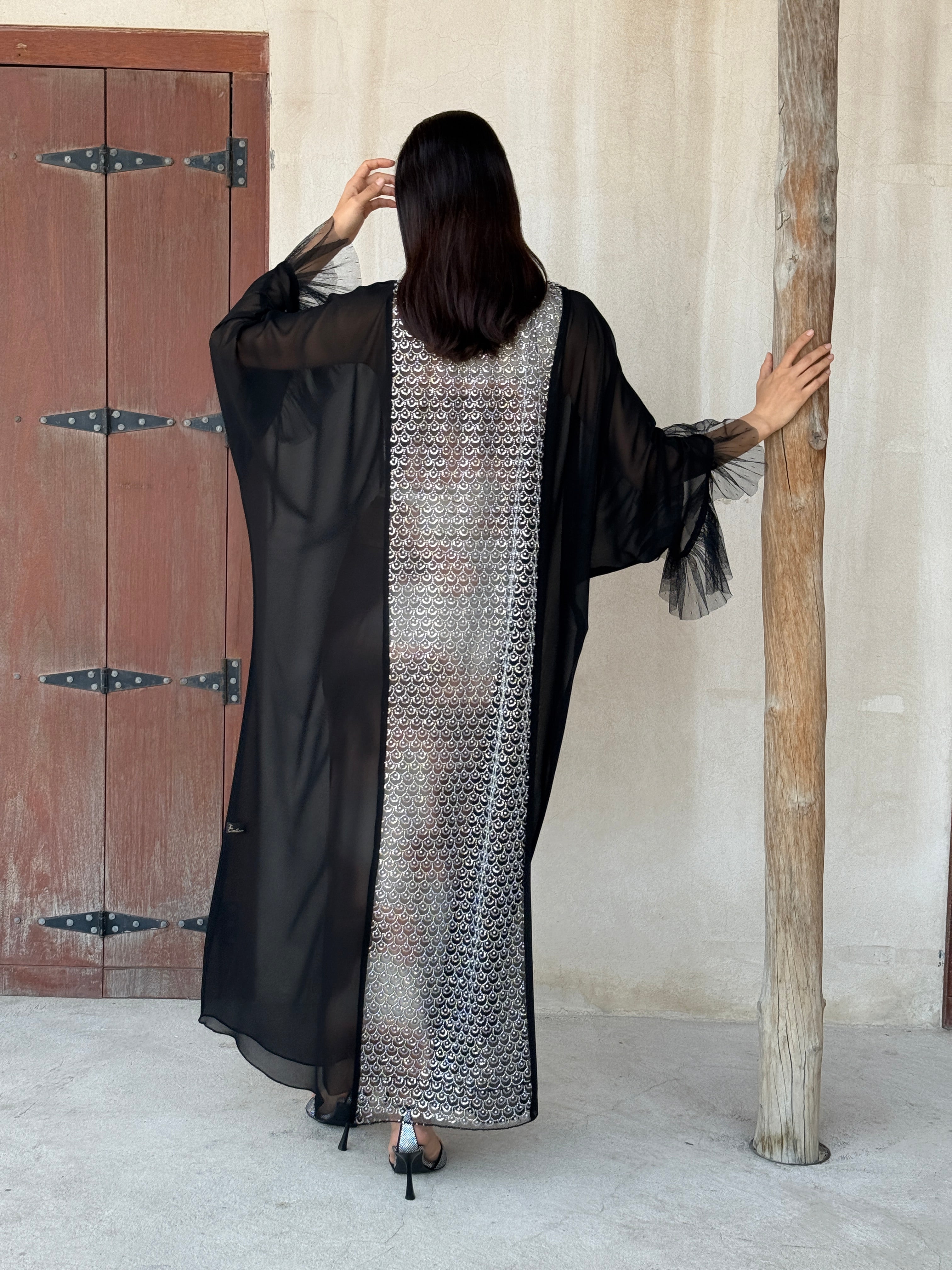 Misk Transparent Abaya - Contessa Collection   Dubai 