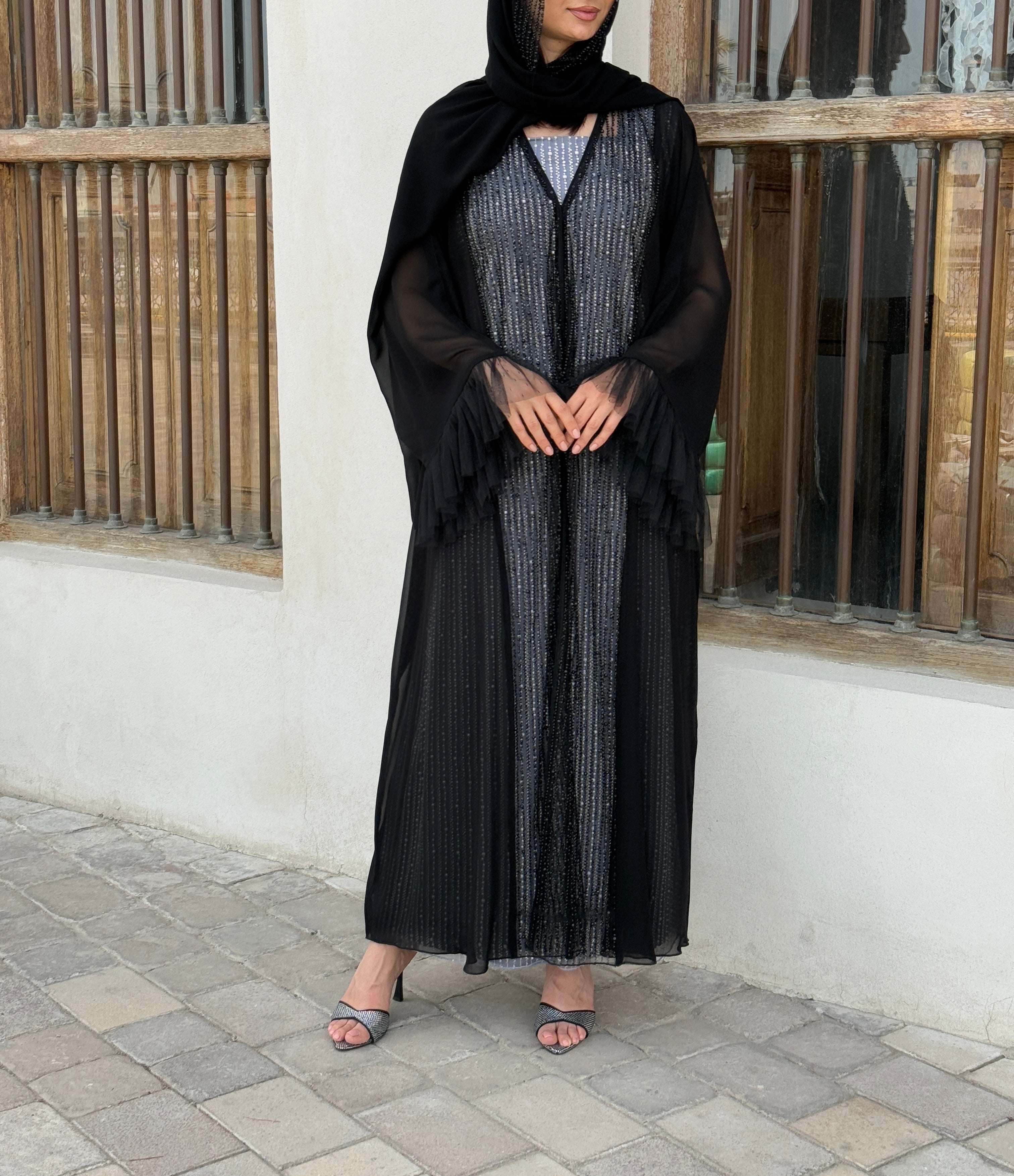 Misk Transparent Abaya - Contessa Collection   Dubai 