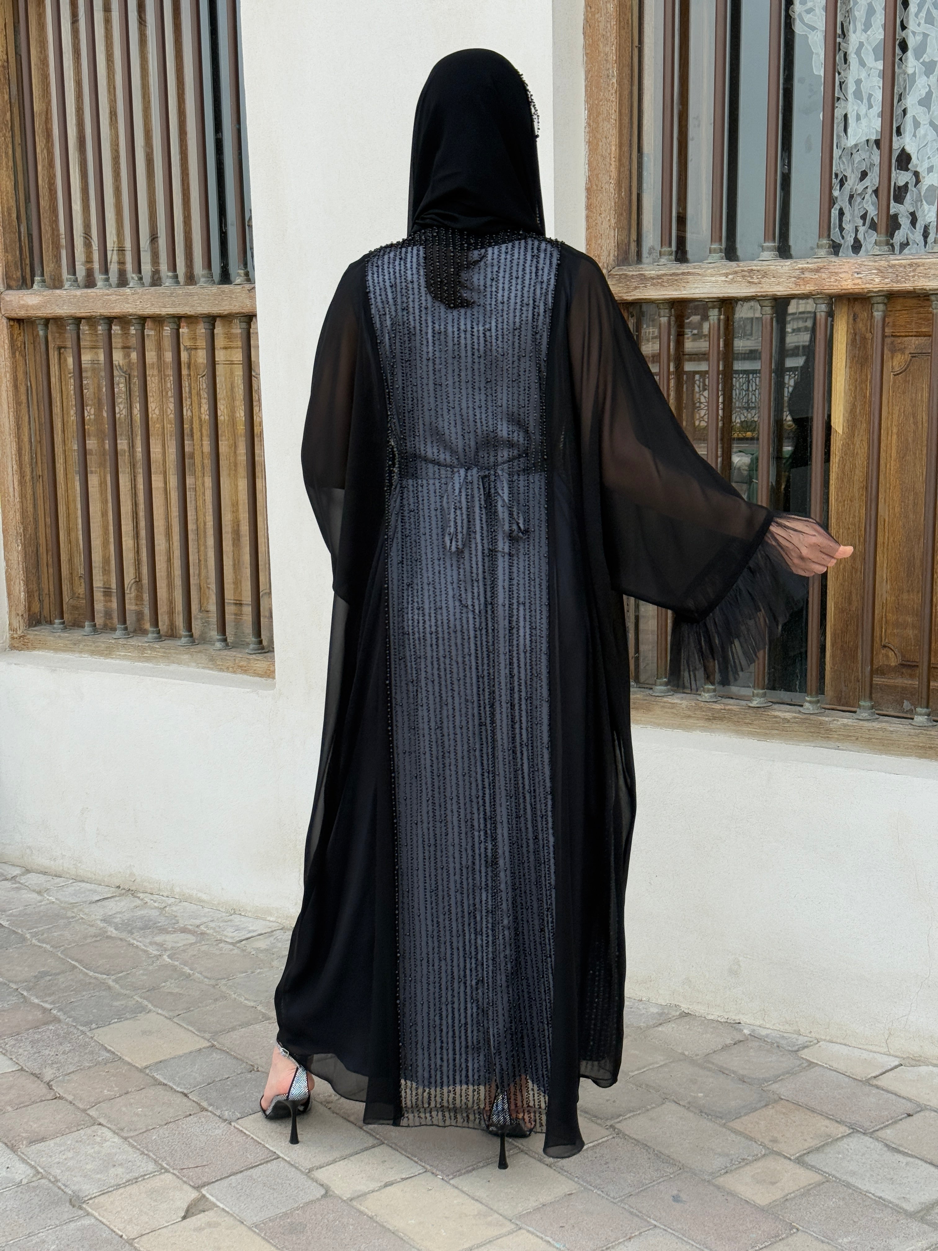 Misk Transparent Abaya - Contessa Collection   Dubai 