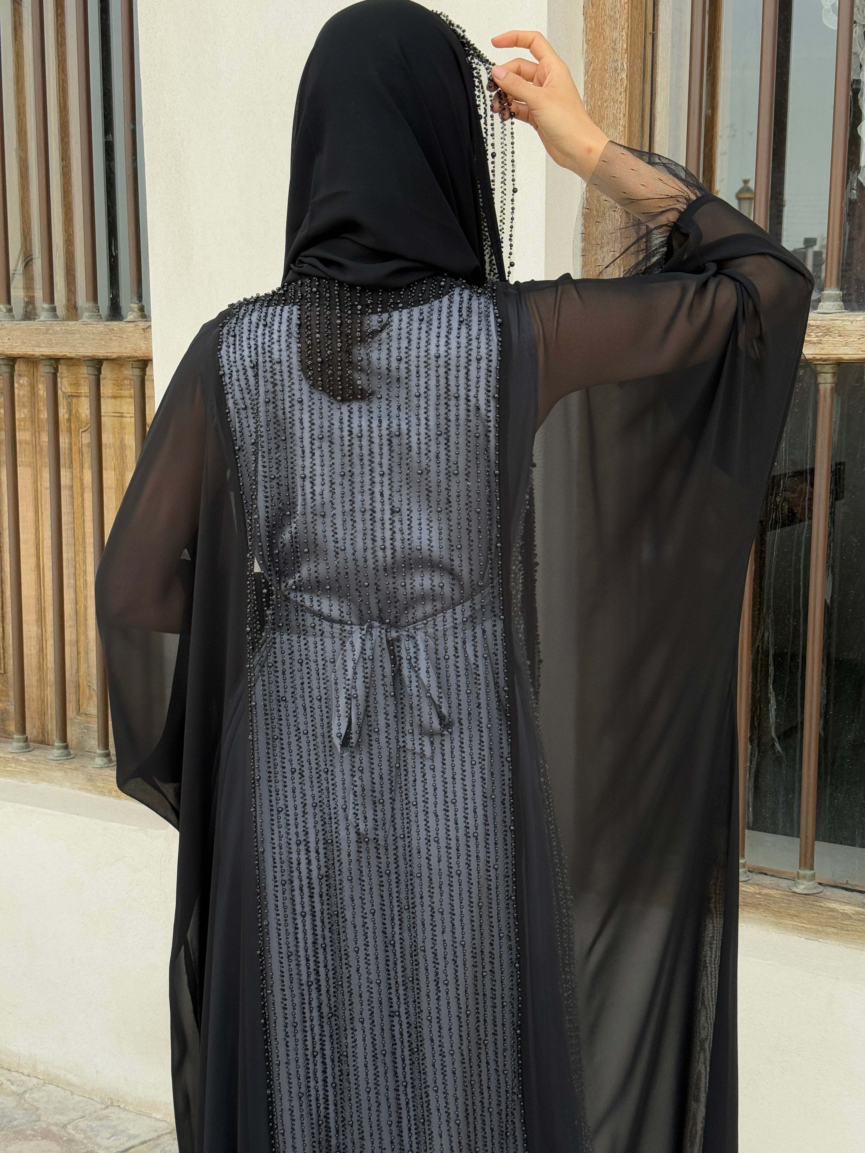 Misk Transparent Abaya - Contessa Collection   Dubai 
