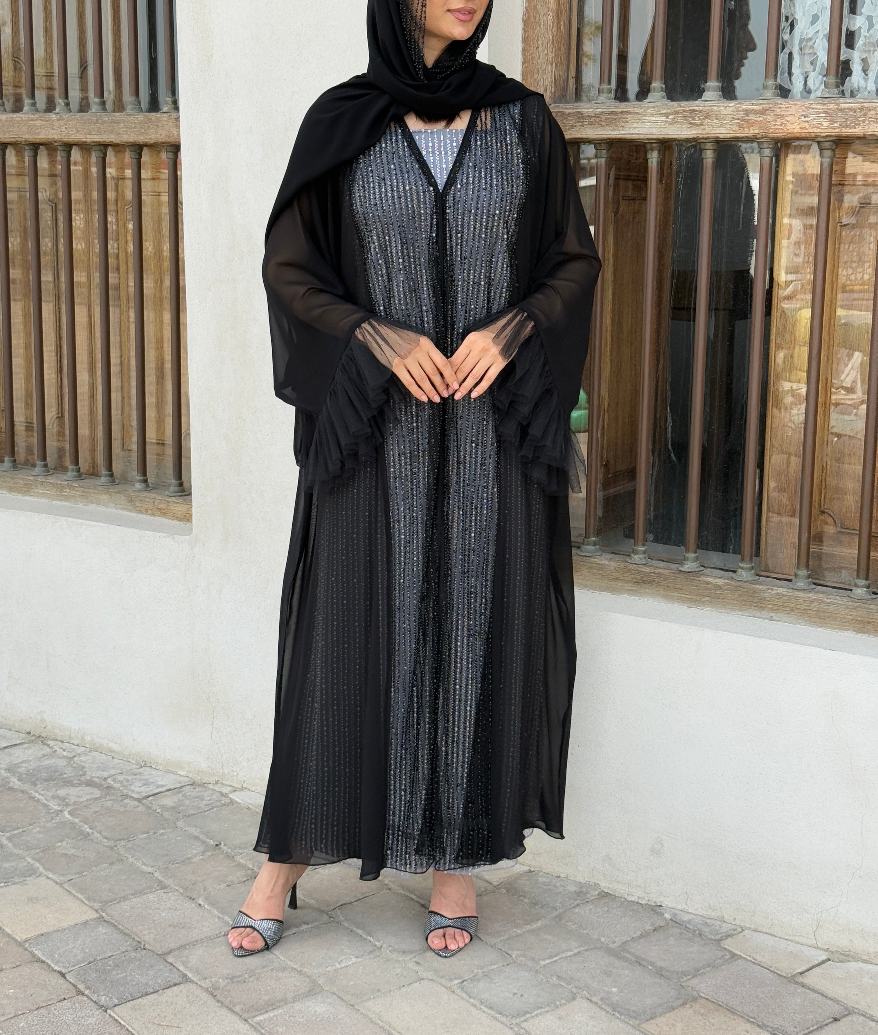 Misk Transparent Abaya - Contessa Collection   Dubai 
