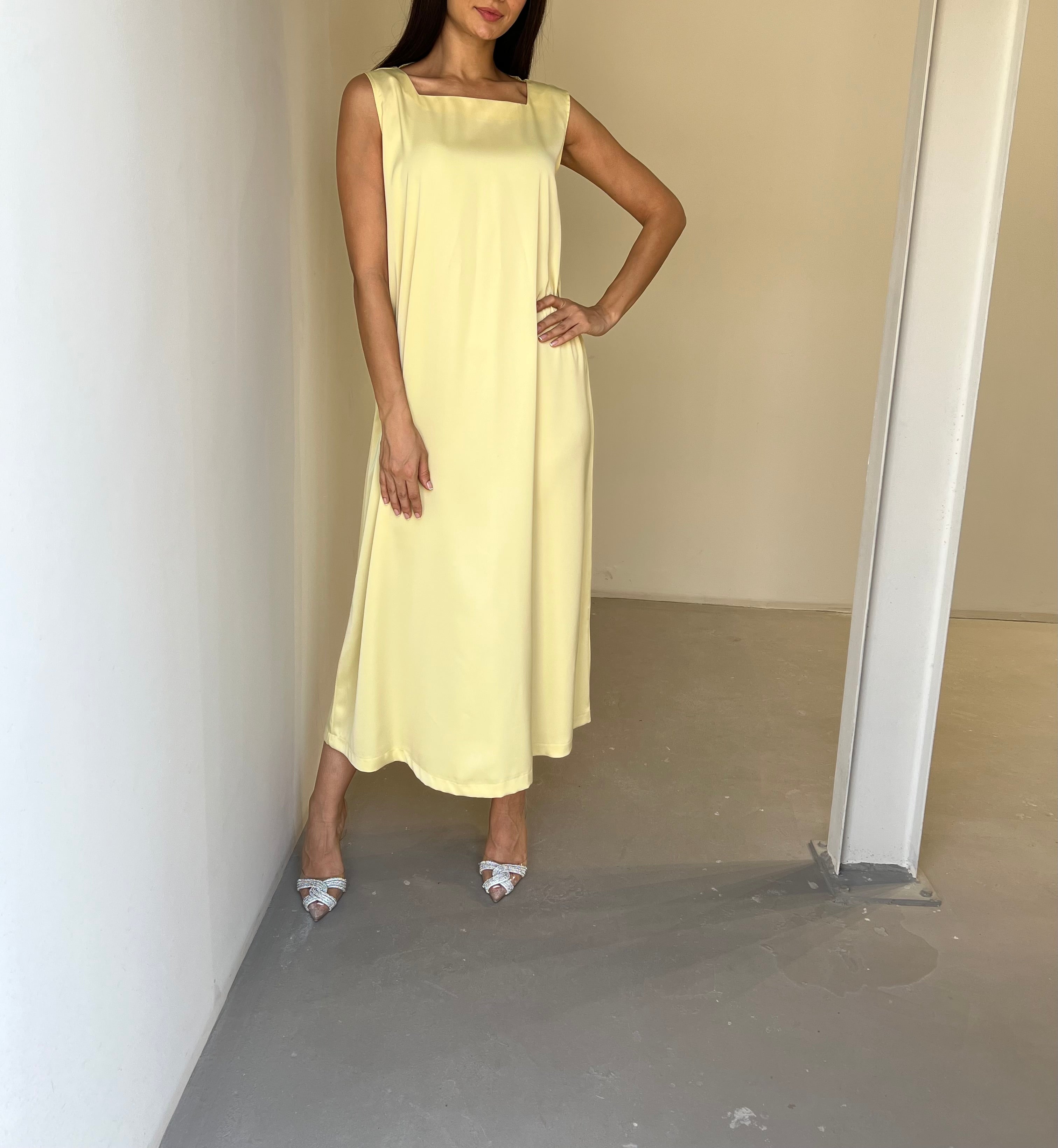 Satin Dress - Contessa Collection