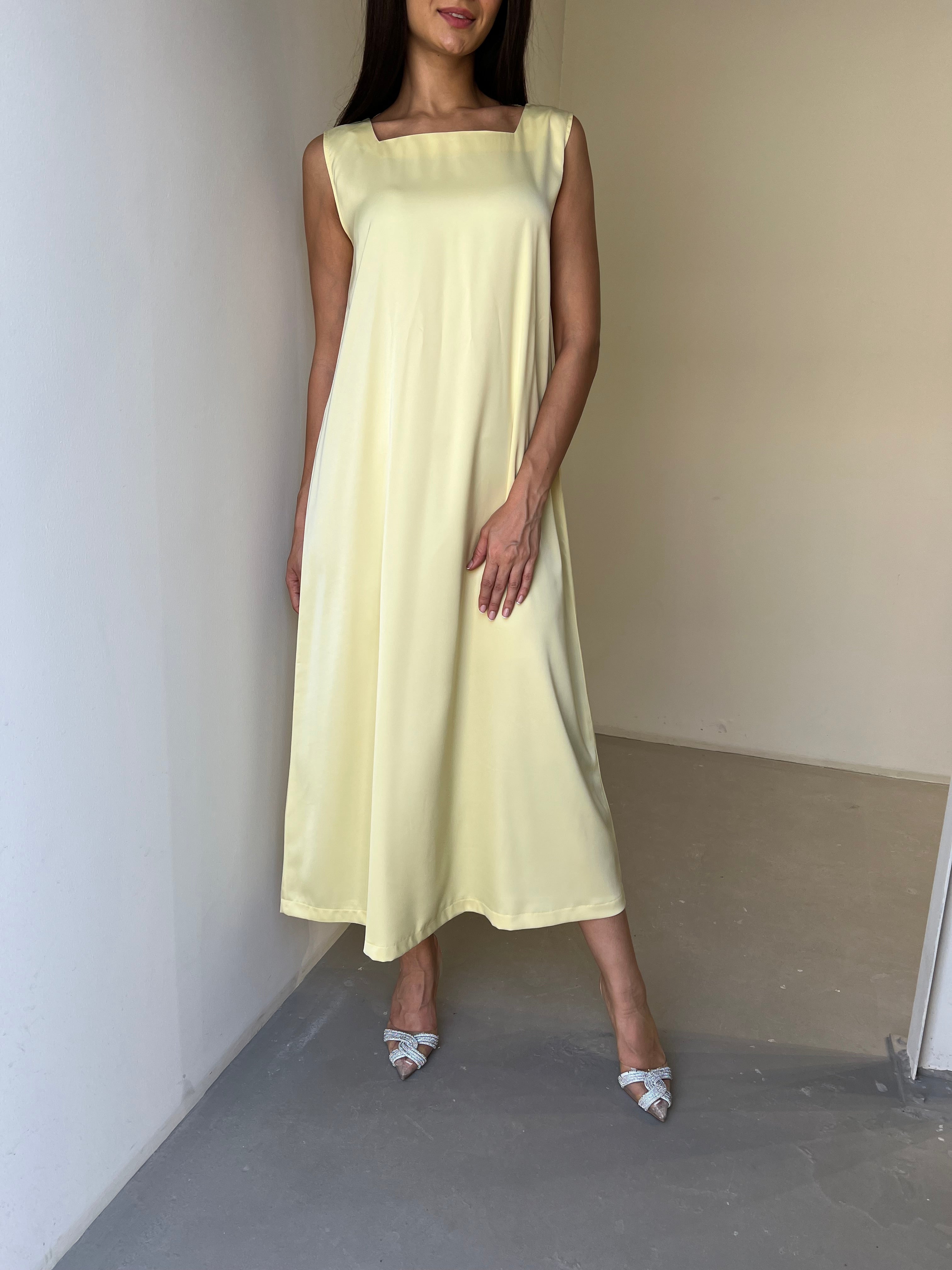 Satin Dress - Contessa Collection