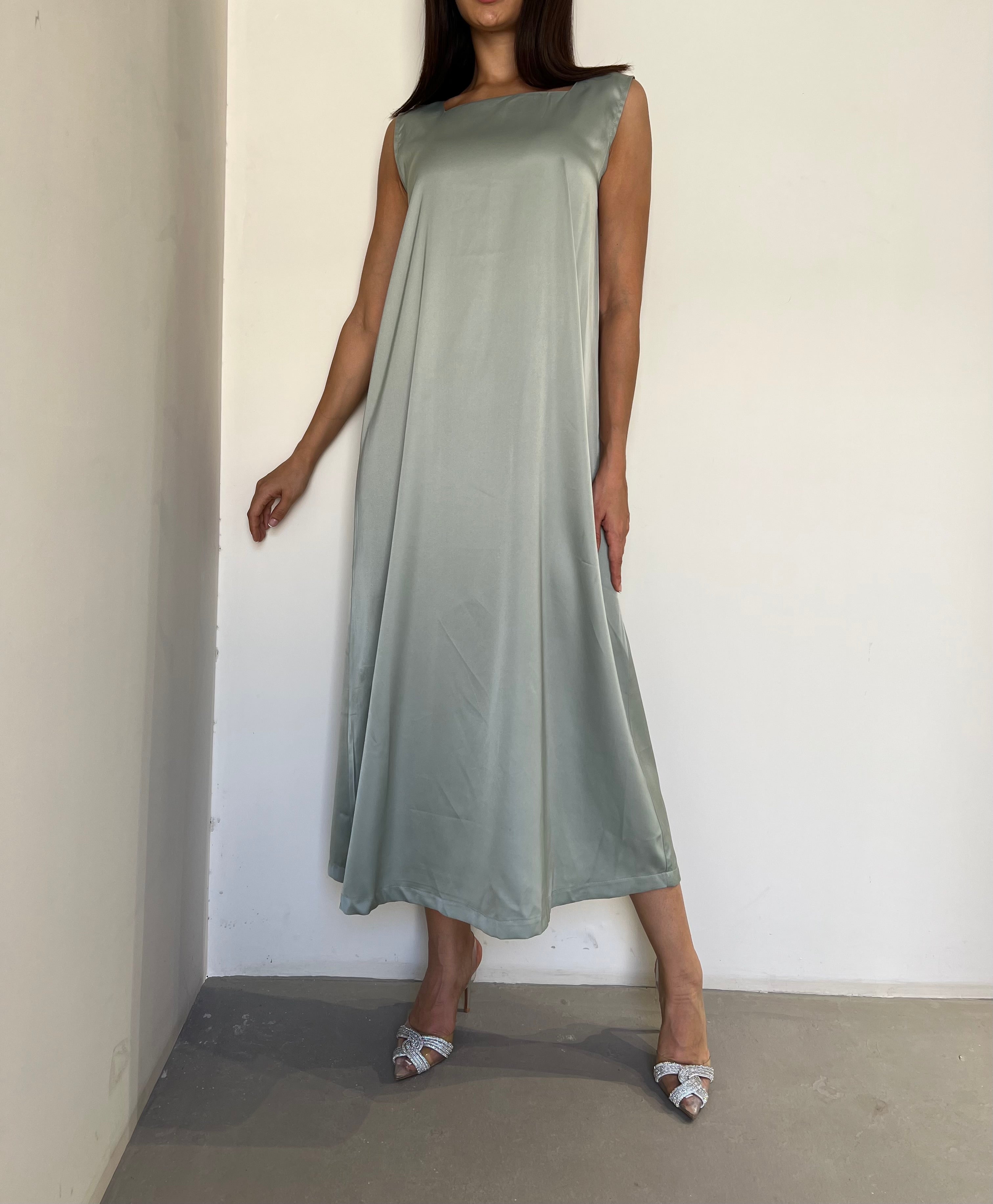 Satin Dress - Contessa Collection